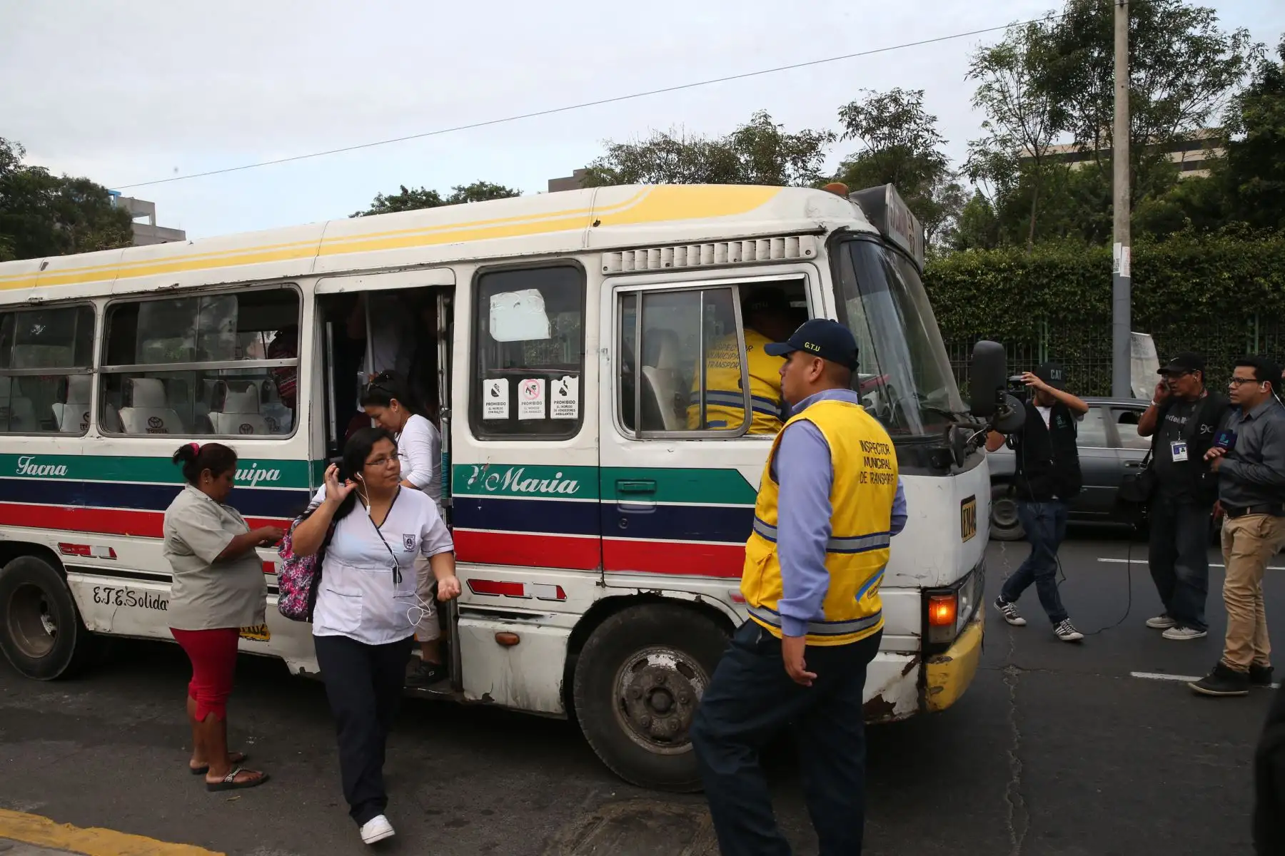 Transporte público Foto: ANDINA/Norman Córdova.