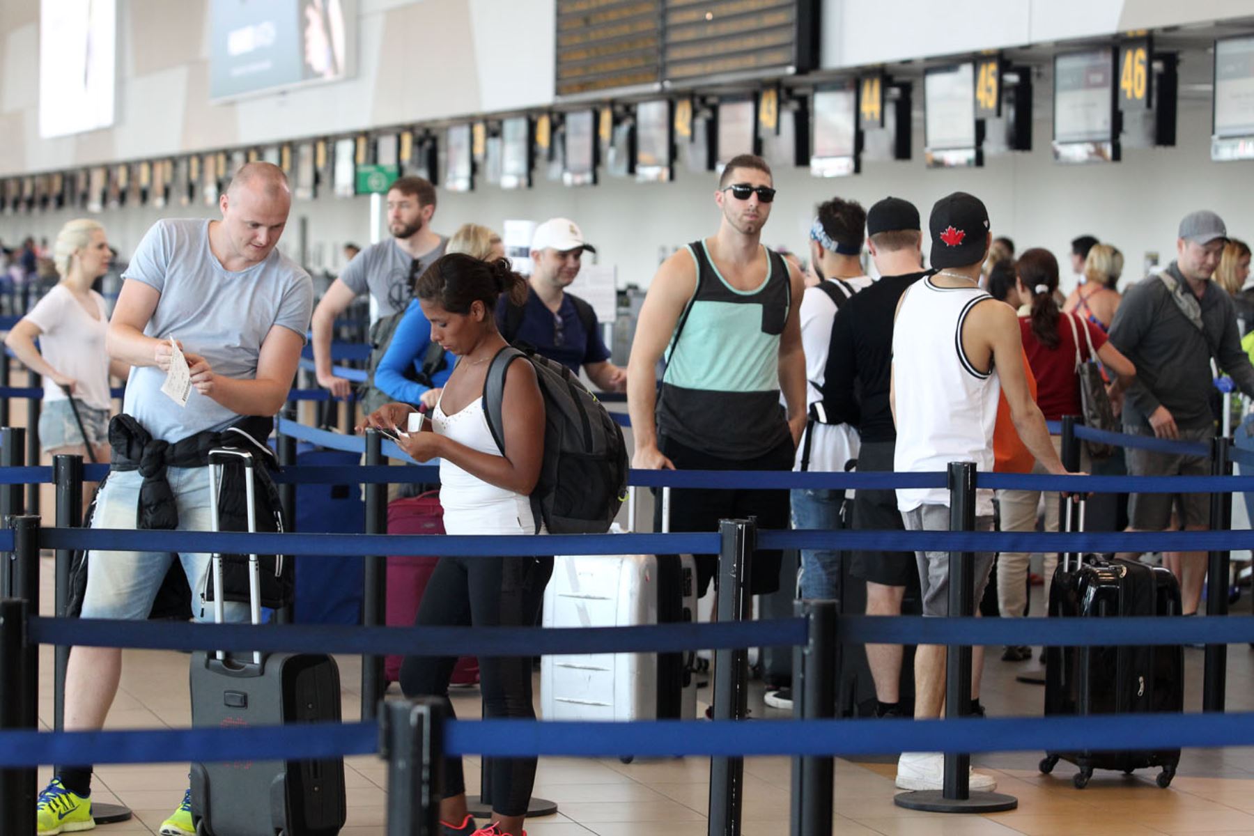 LIMA,PERÚ-MARZO 15.Visa Schengen es eliminada a partir de hoy 15 de marzo.Foto:ANDINA/Héctor Vinces.