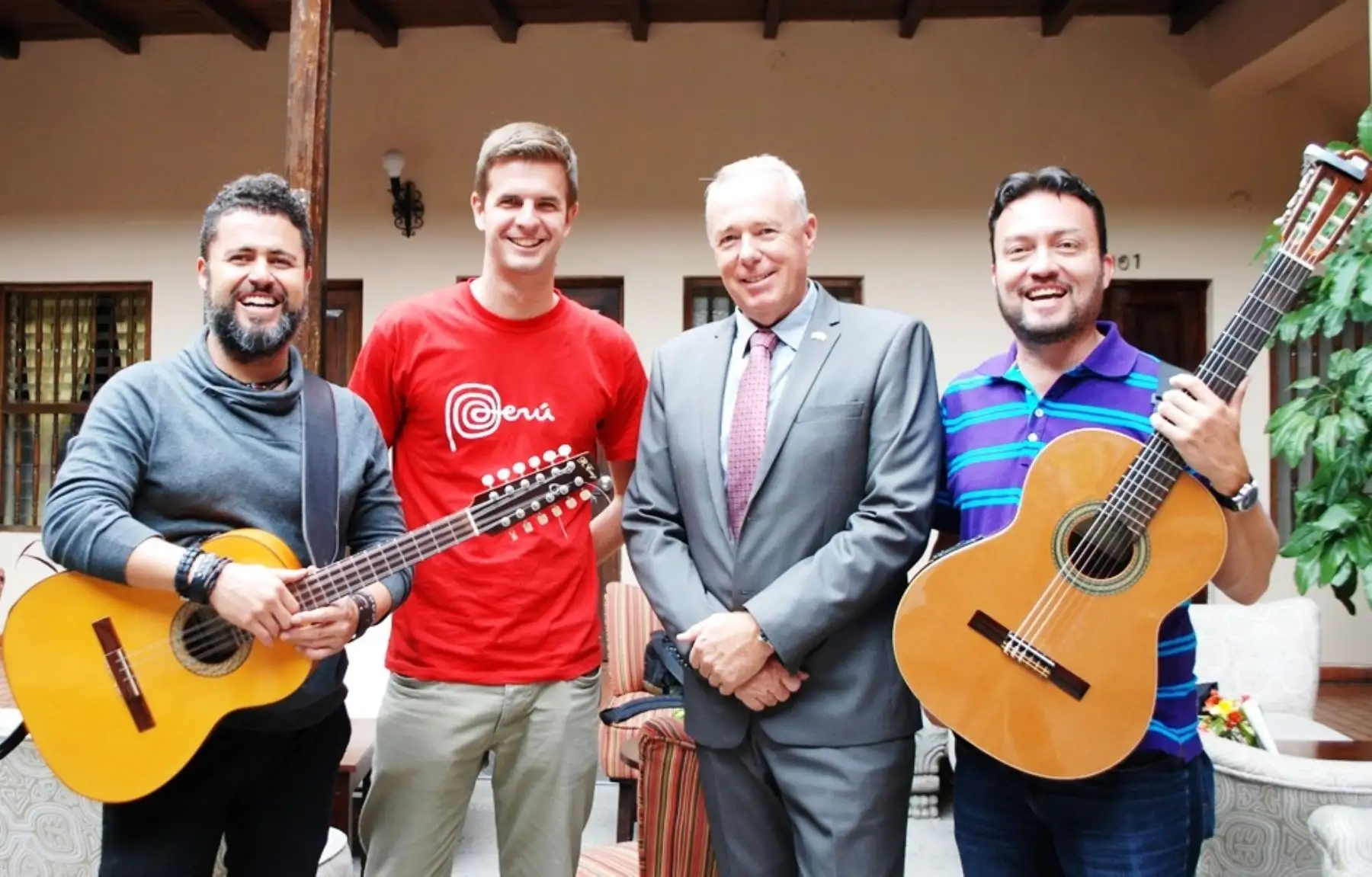 Embajador de Suiza en Perú promueve actividades culturales en Cajamarca. ANDINA/Eduard Lozano