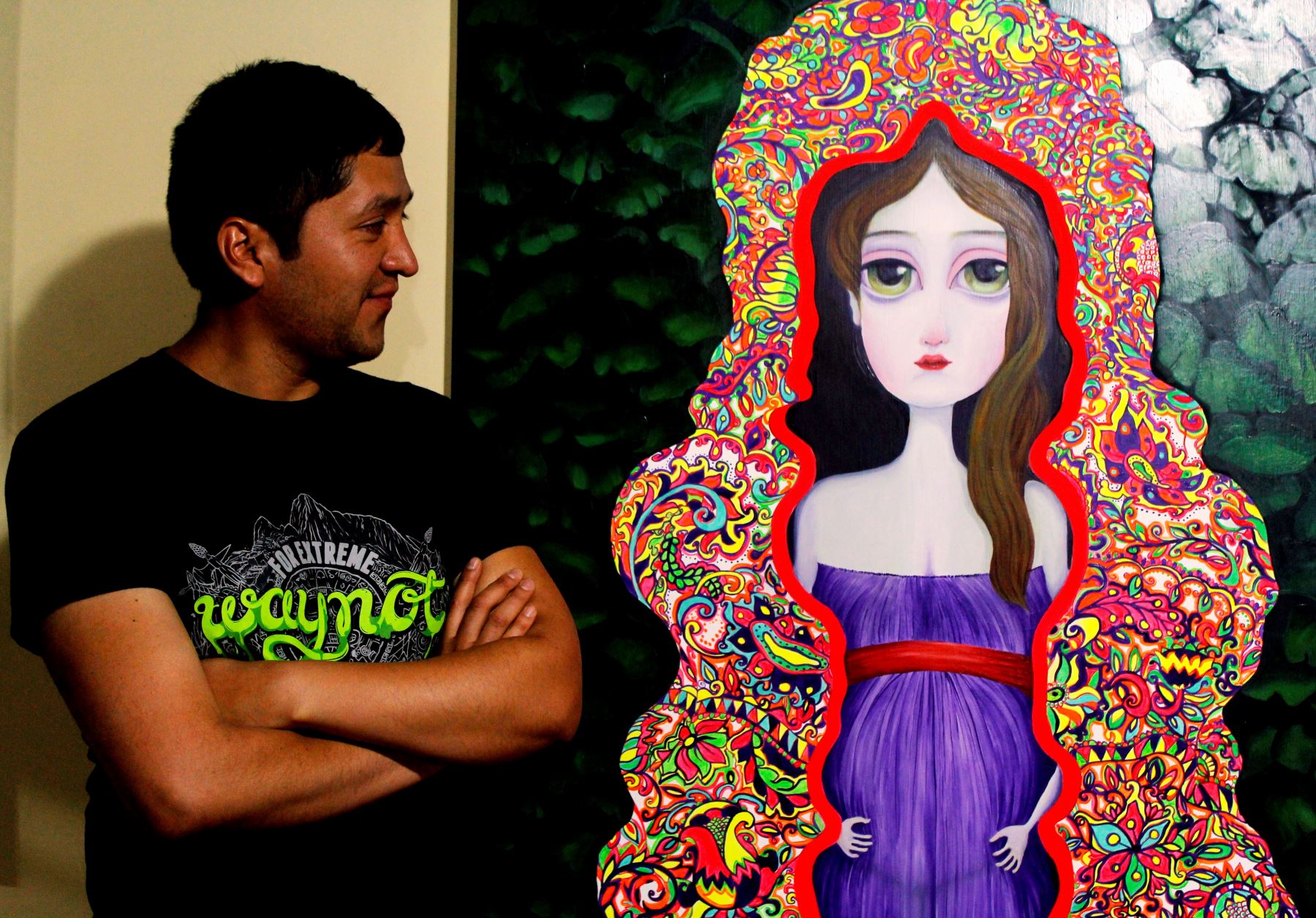 Joan Alfaro retrata el sentimiento y la realidad de nuestra cultura andina de manera surrealista. Foto: Cortesía
