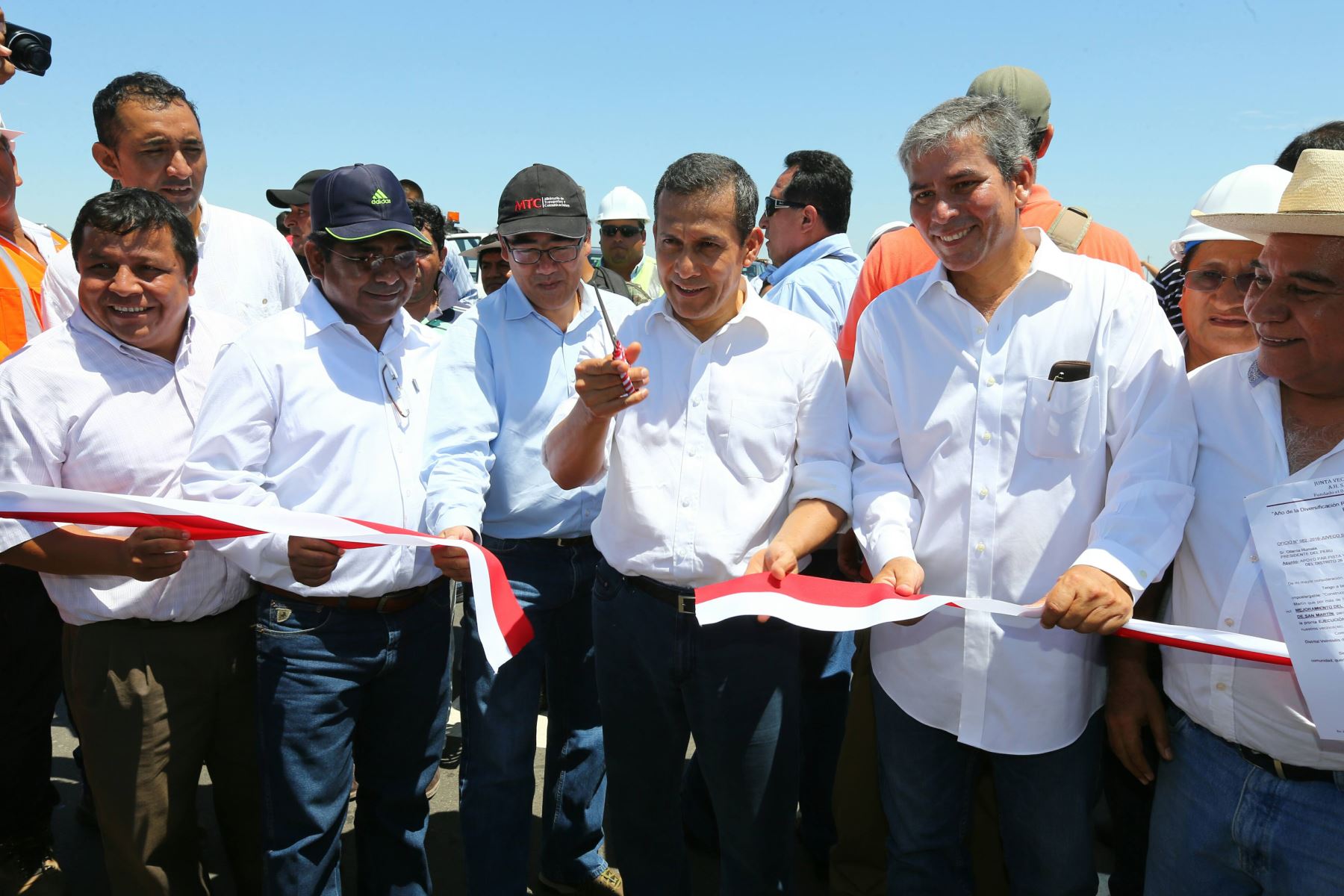 Presidente Ollanta Humala inaugura puente en Piura. Foto: ANDINA/Prensa Presidencia