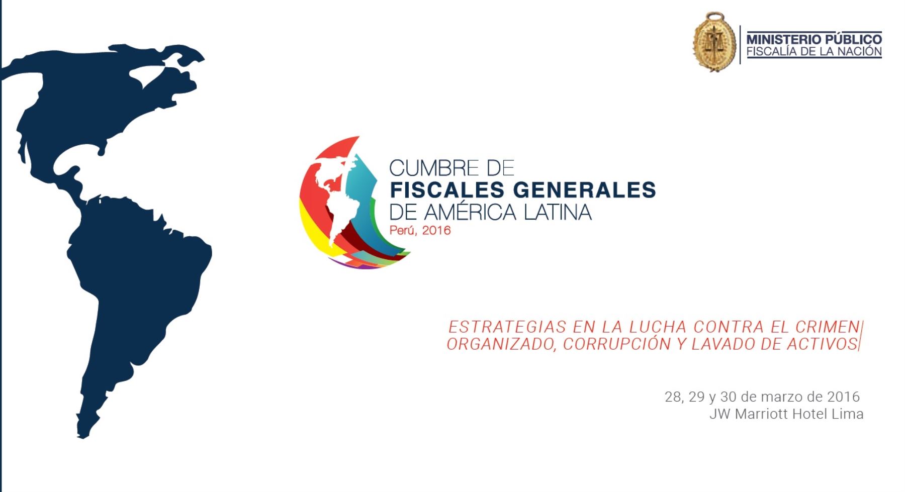 Cumbre de Fiscales de América Latina se realizará en Lima