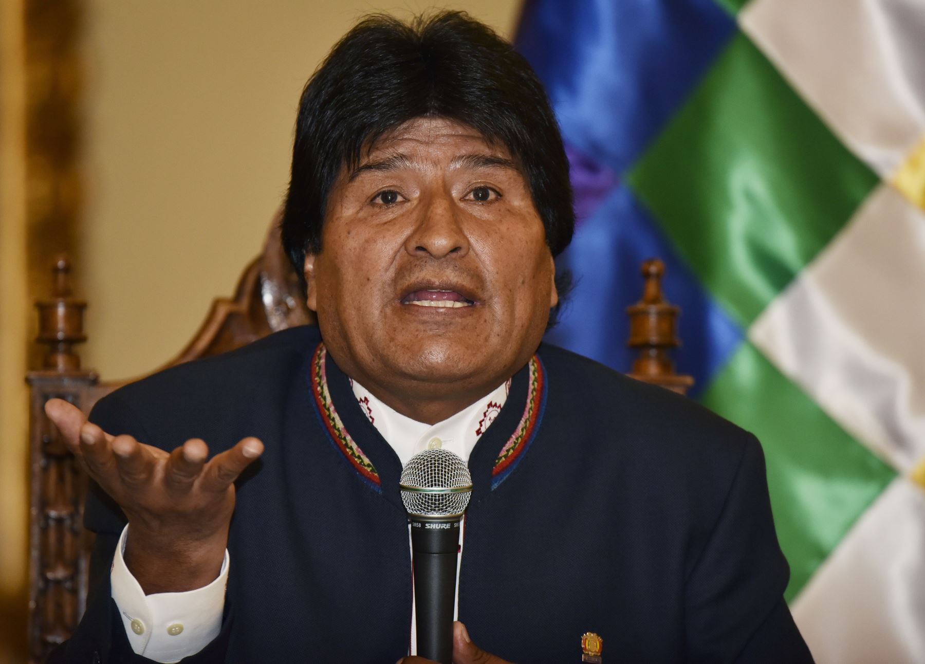 Evo Morales: Bolivia demandará a Chile ante La Haya por uso de aguas de manantial. Foto: AFP