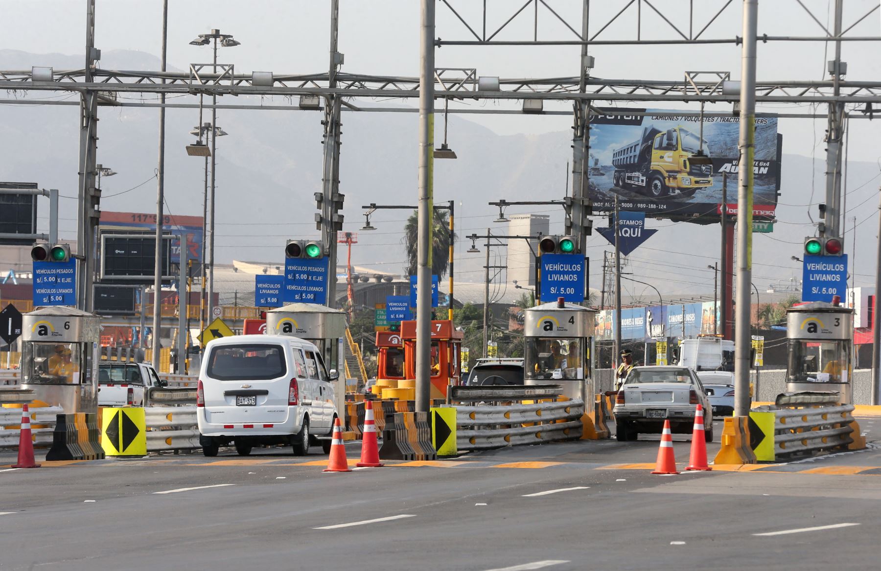 La tarifa de los peajes administrados por Rutas de Lima también subirán. Foto: ANDINA/Vidal Tarqui.
