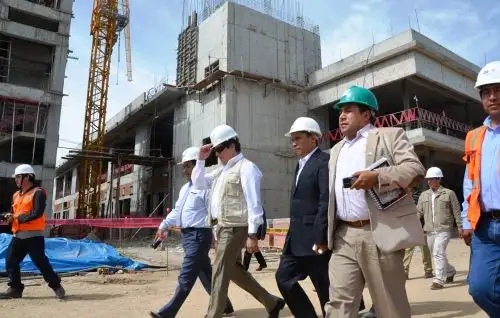 Junín recibió una nueva partida para continuar con la construcción del Hospital de Neoplásicas. ANDINA/Pedro Tinoco