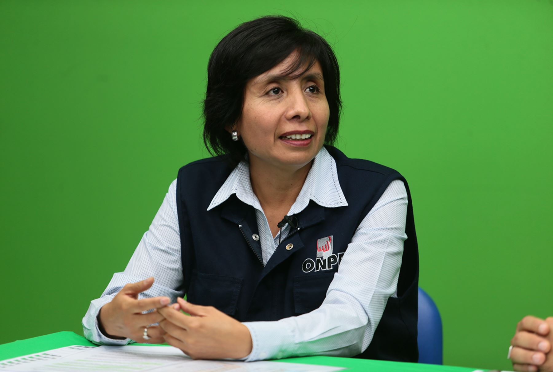 Cledy Gutiérrez, especialista en Educación y Capacitación Electoral de la ONPE. Foto: ANDINA.
