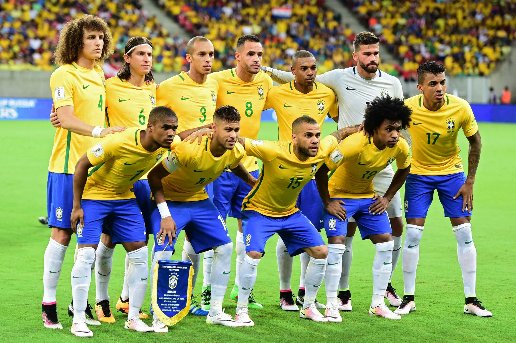 Selección Brasileña de Fútbol. Foto: AFP