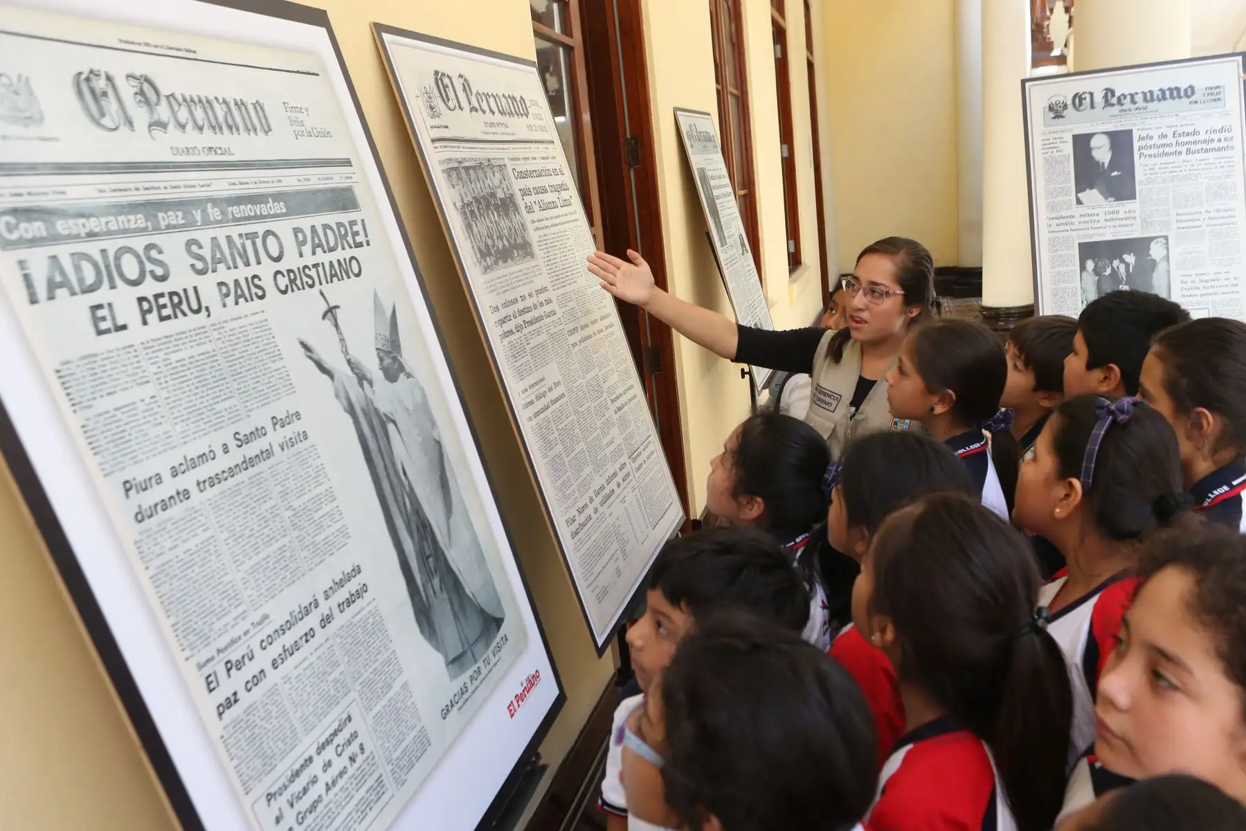 CHICLAYO,PERÙ-ABRIL 14.Previos a la inauguración de muestra itinerante por los 190 años del diario El Peruano en la ciudad de Chiclayo.Foto:ANDINA/archivo.