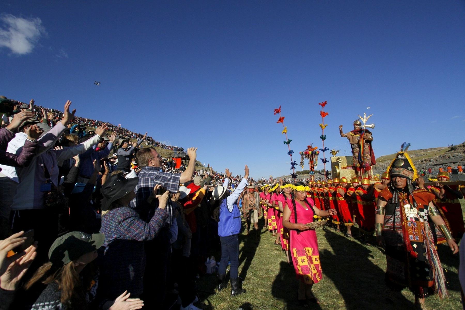 Agilizarán escenificación del Inti Raymi en Sacsayhuamán que se realiza el 24 de junio. ANDINA/Percy Hurtado.