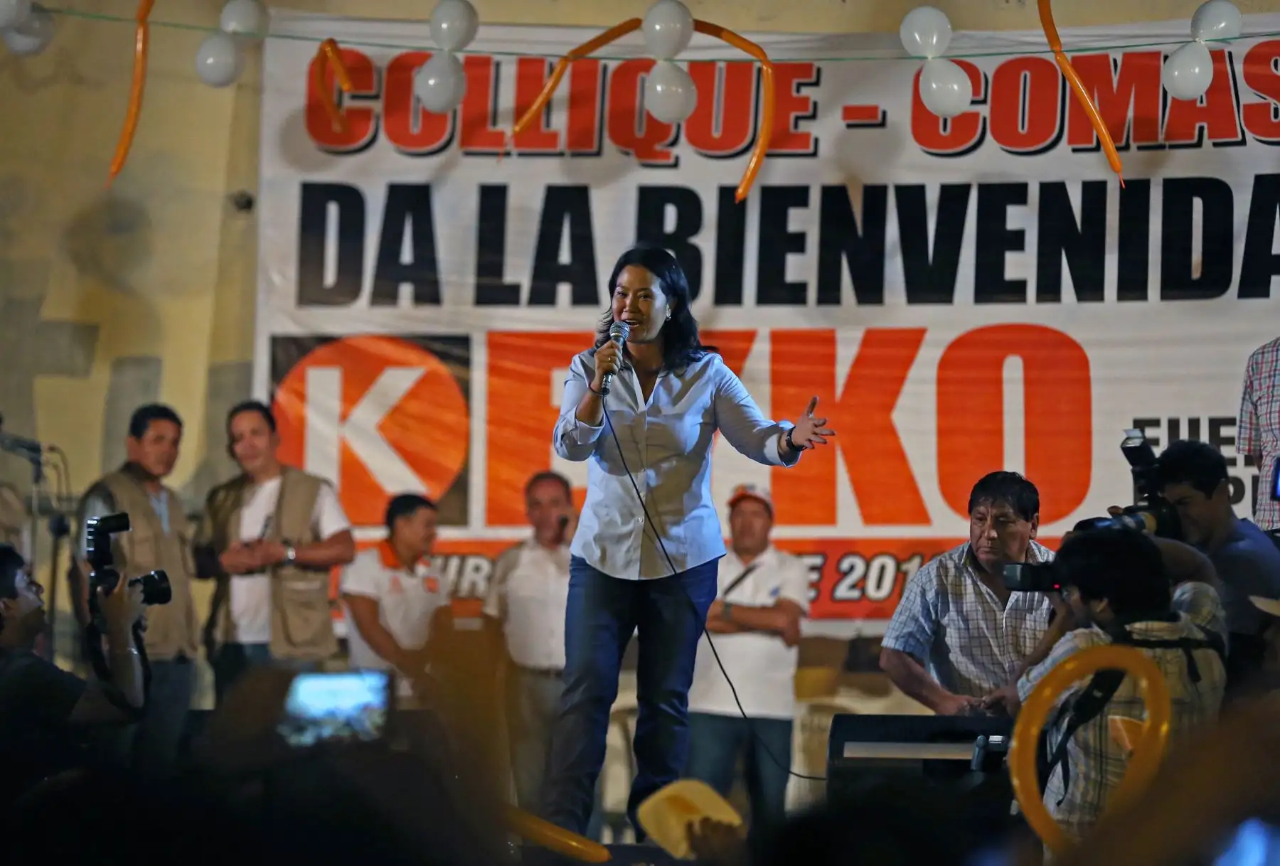 Keiko es la mayor de los cuatro hermanos Fujimori Higuchi, mientras que Kenji el último del clan. Los dos fueron los parlamentarios más votados del fujimorismo el 2006 y 2011, respectivamente. Foto: ANDINA/Vidal Tarqui