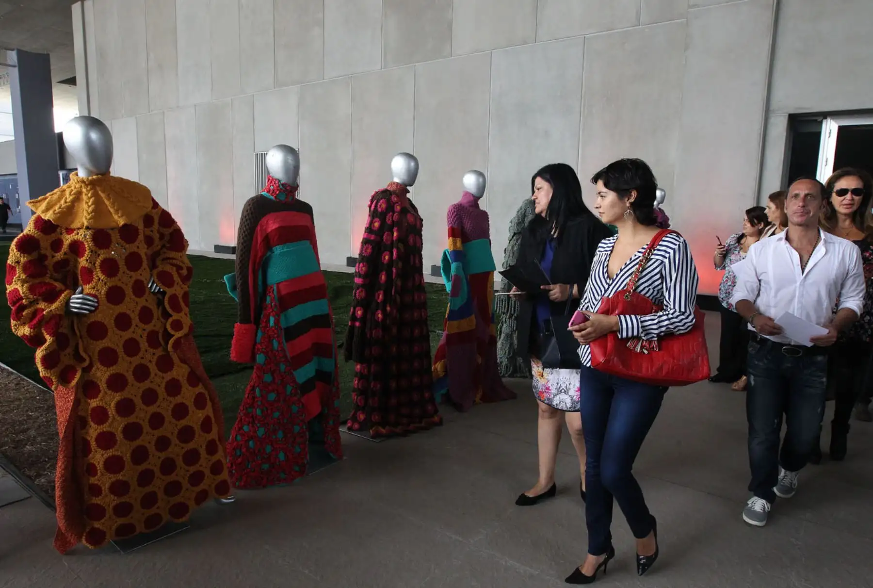 LIMA,PERÚ-ABRIL 19.Ministra Magaly Silva,inaugura Peru-Moda 2016.Foto:ANDINA/Héctor Vinces.