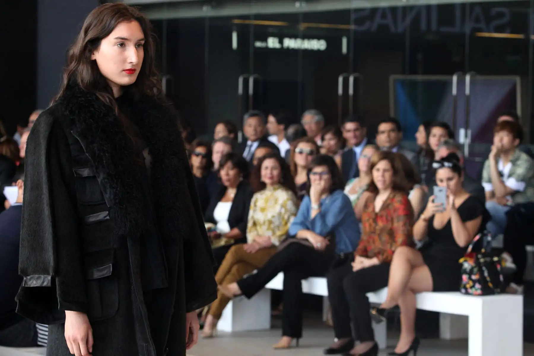 LIMA,PERÚ-ABRIL 19.Ministra Magaly Silva,inaugura Peru-Moda 2016.Foto:ANDINA/Héctor Vinces.