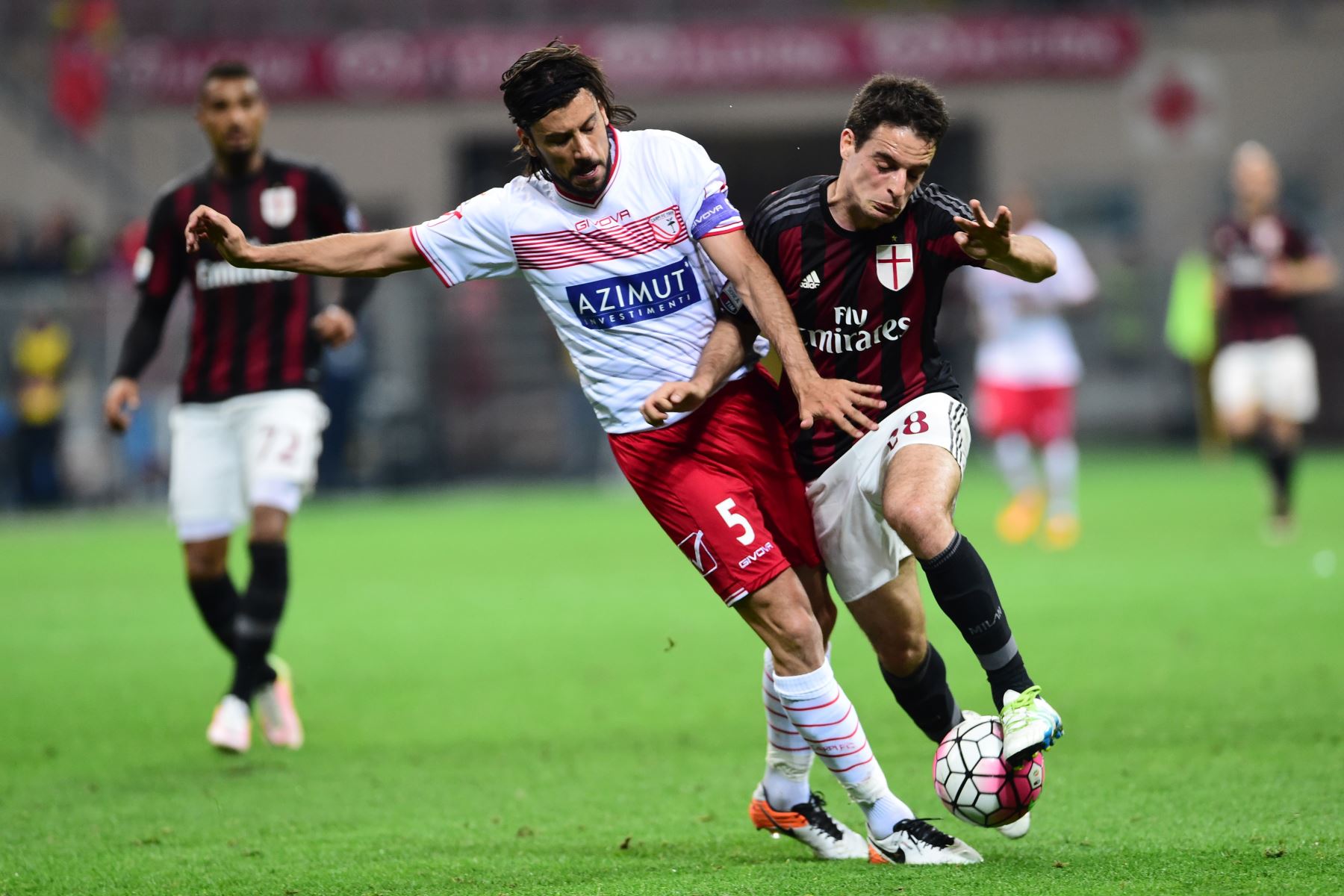 Milan y Carpi empataron sin goles por la jornada 34 de la Serie A. Foto: AFP.