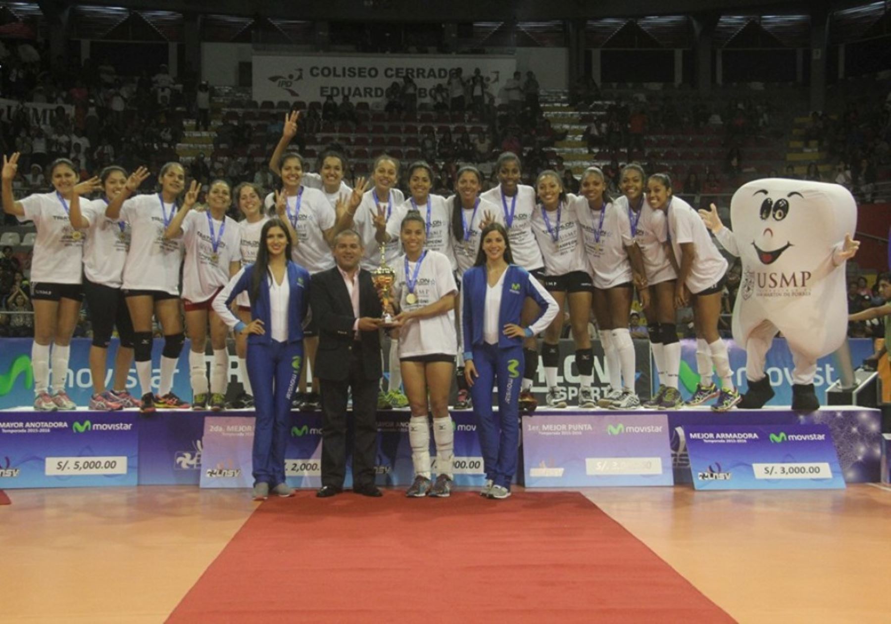 San Martín se consagró campeón de la Liga Nacional Superior de Voleibol. Foto: Facebook.