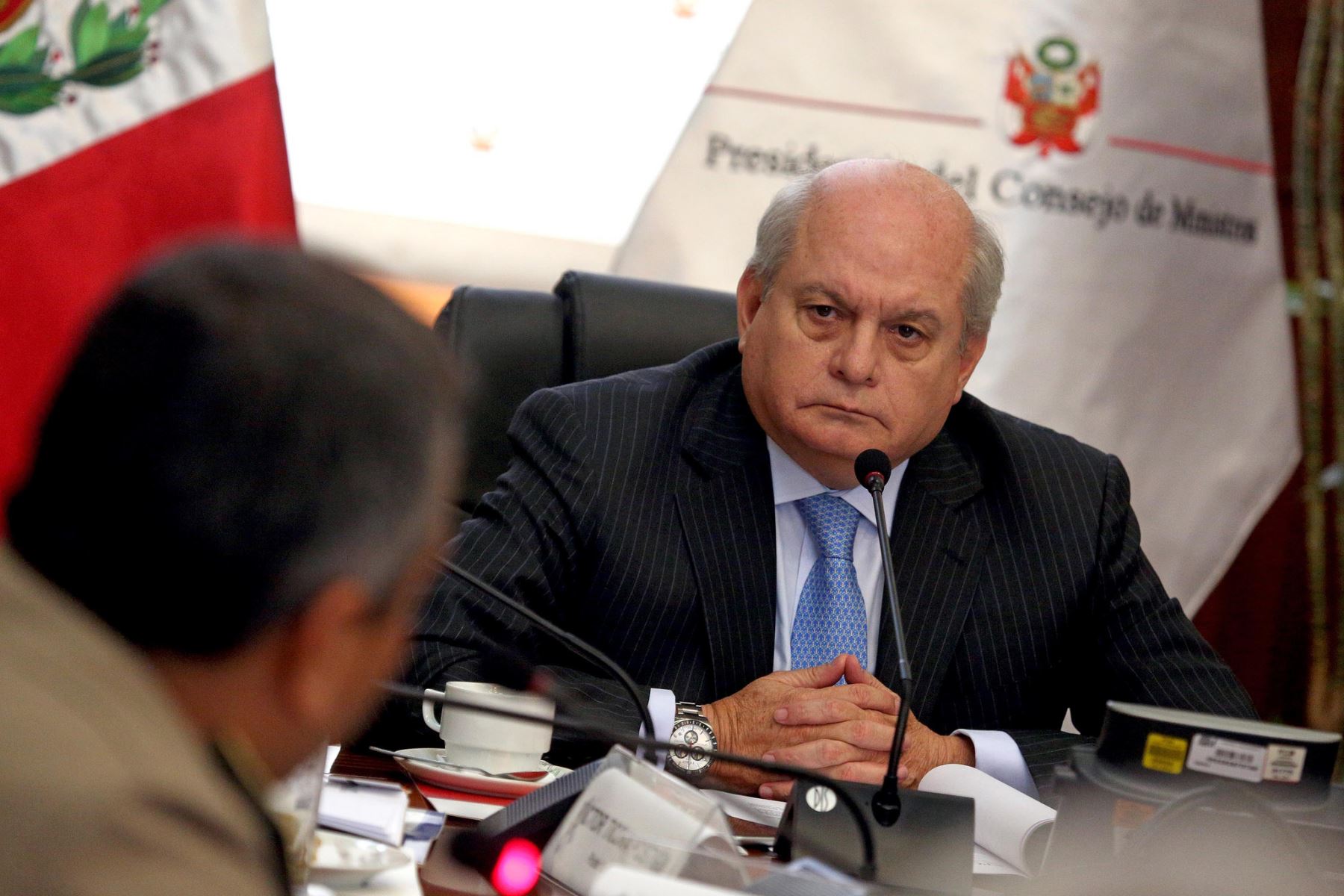 Pedro Cateriano Bellido, presidente del Consejo de Ministros,