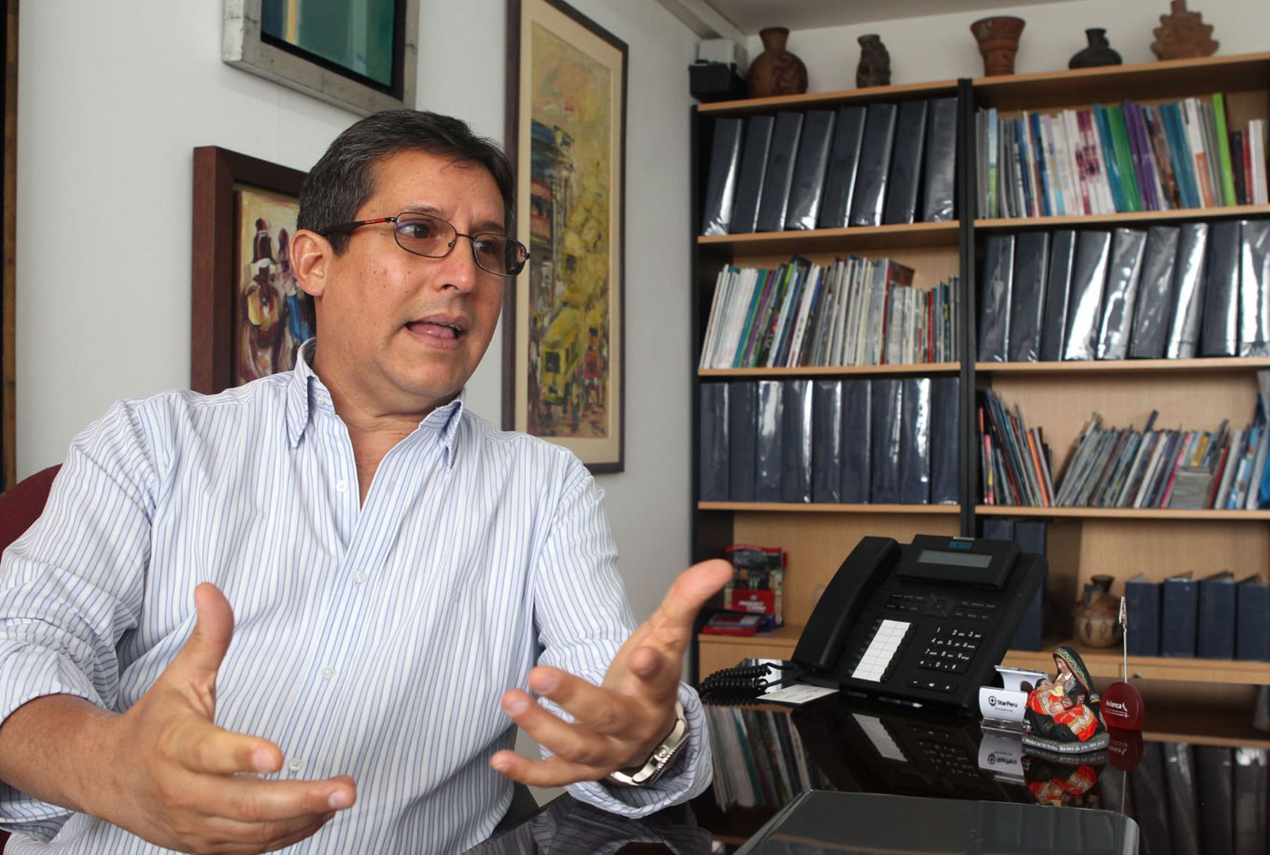 Presidente de Apavit, Ricardo Acosta. ANDINA/Héctor Vinces