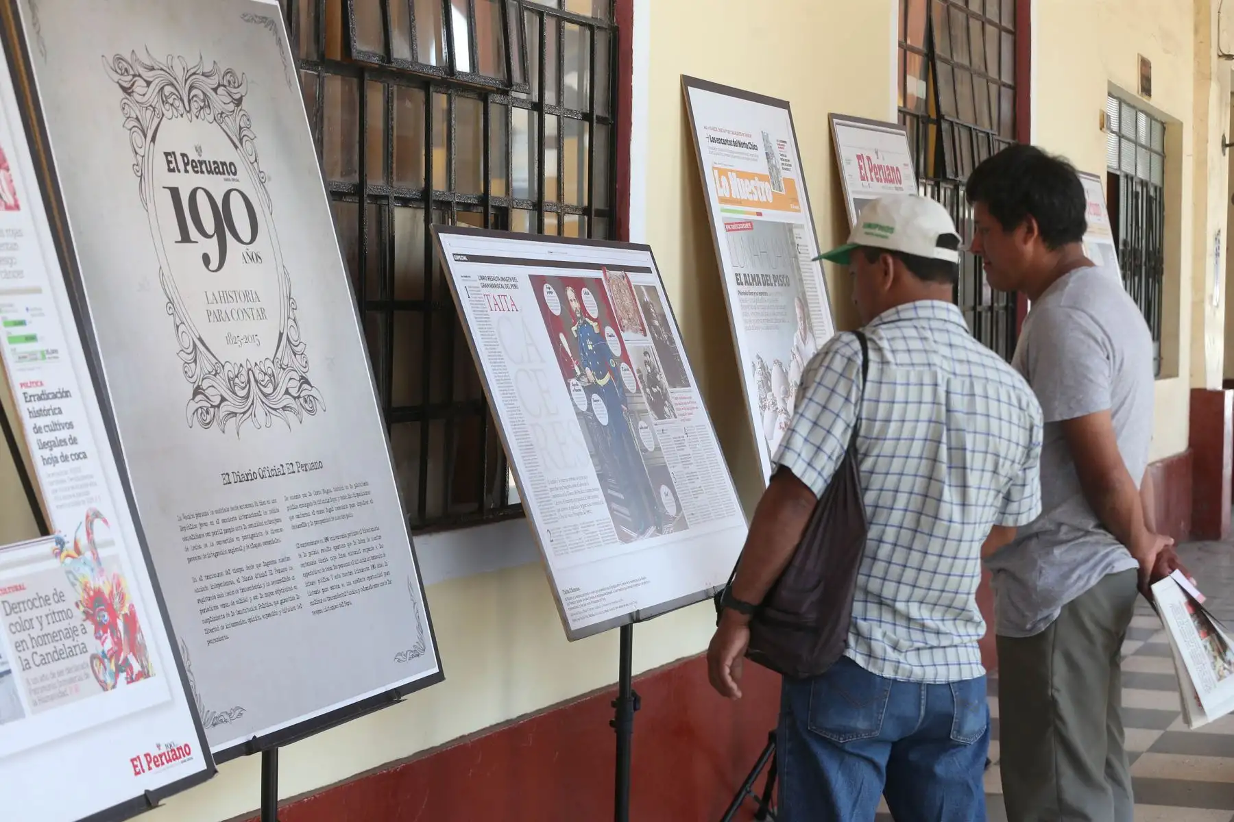 CAÑETE, LIMA,-ABRIL 28. Exposición del diario el Peruano en la ciudad de Cañete Foto: ANDINA/Vidal Tarqui