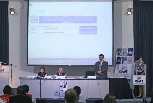 ONPE sorteó franja electoral.