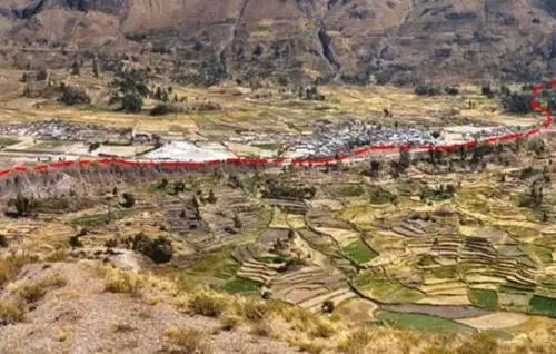 Distrito de Maca fue remecido hoy por un sismo.Foto:  ANDINA