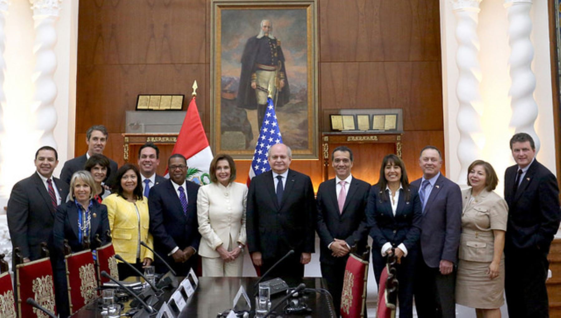 Jefe del Gabinete se reunió con congresistas de la Cámara de Representantes de los Estados Unidos