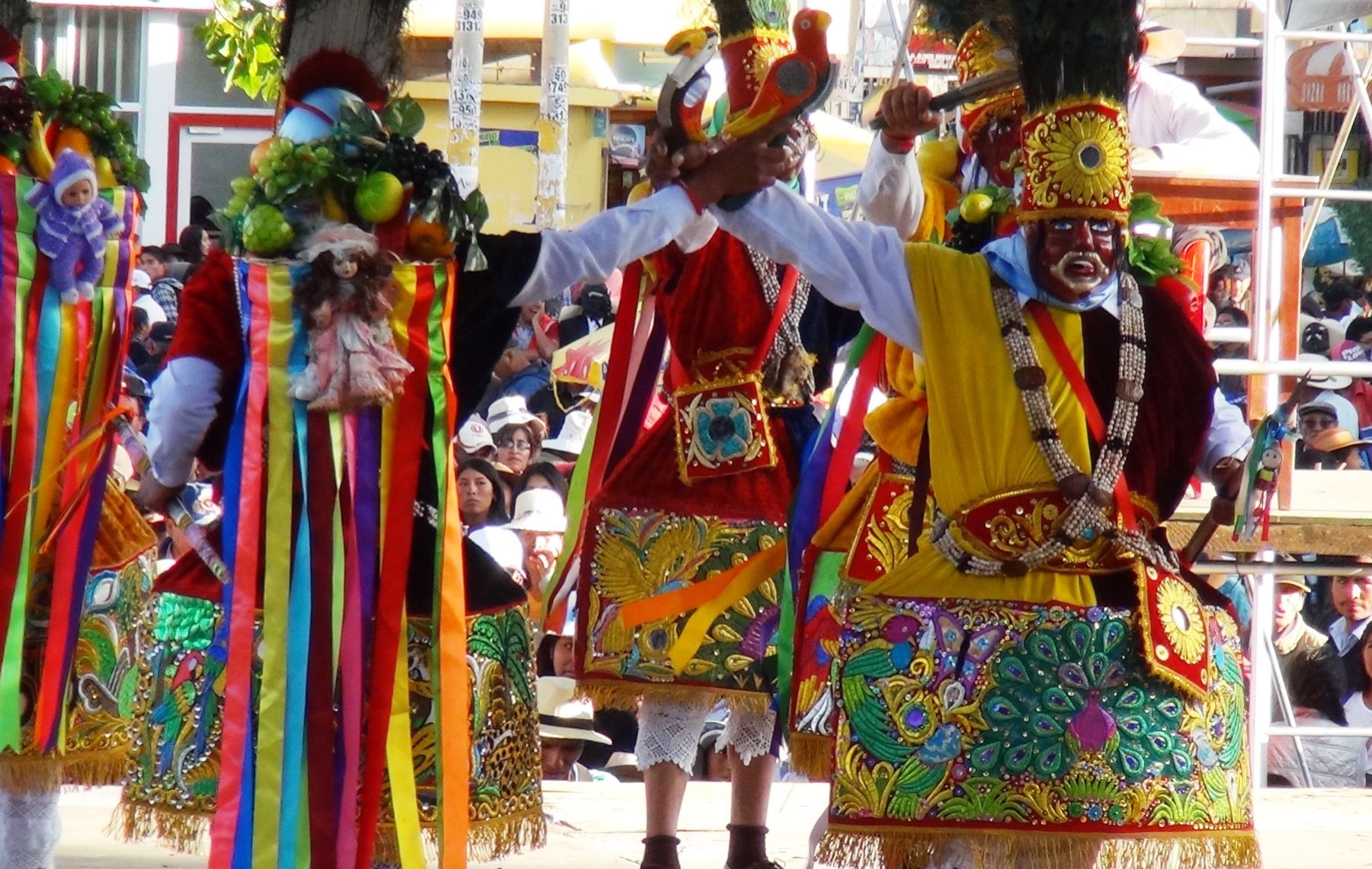 La danza Los Shapish de Chupaca, Junín, es considerada Patrimonio Cultural de la Nación. ANDINA/Pedro Tinoco