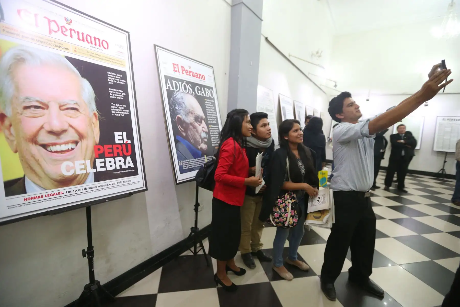 HUANUCO-PERÚ-MAYO 05. Exposición del Diario El Peruano por los 190 años en la ciudad de Huanuco Foto: ANDINA/Vidal Tarqui