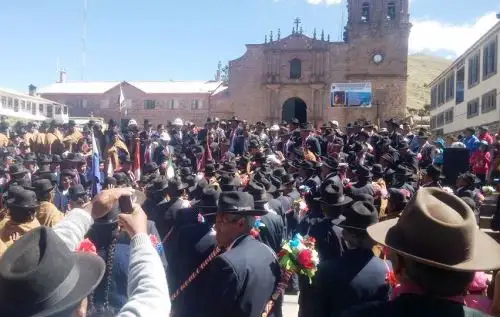 Plaza del distrito de Juli, de la provincia puneña de Chucuito. Foto: ANDINA