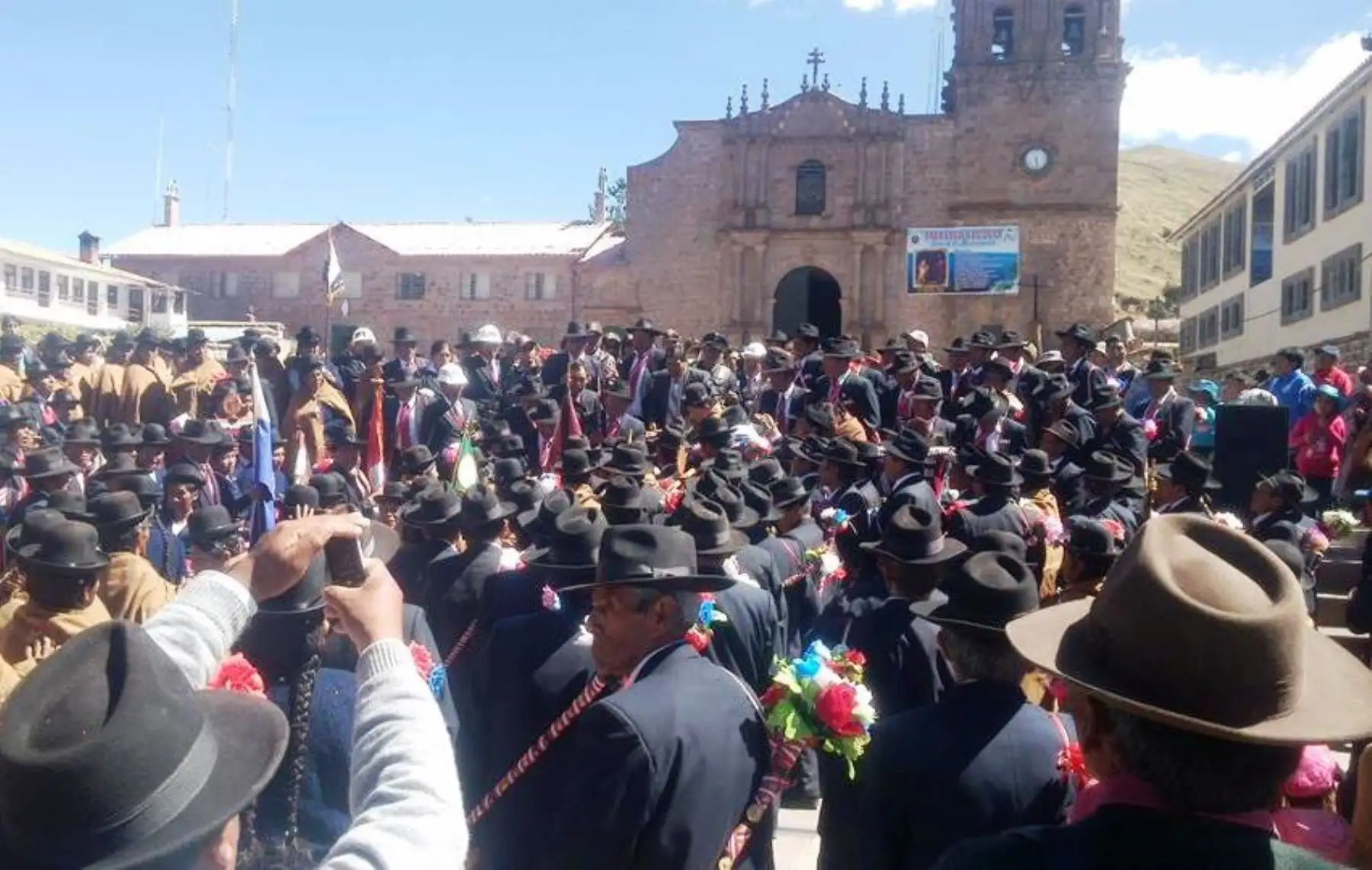 Plaza del distrito de Juli, de la provincia puneña de Chucuito. Foto: ANDINA