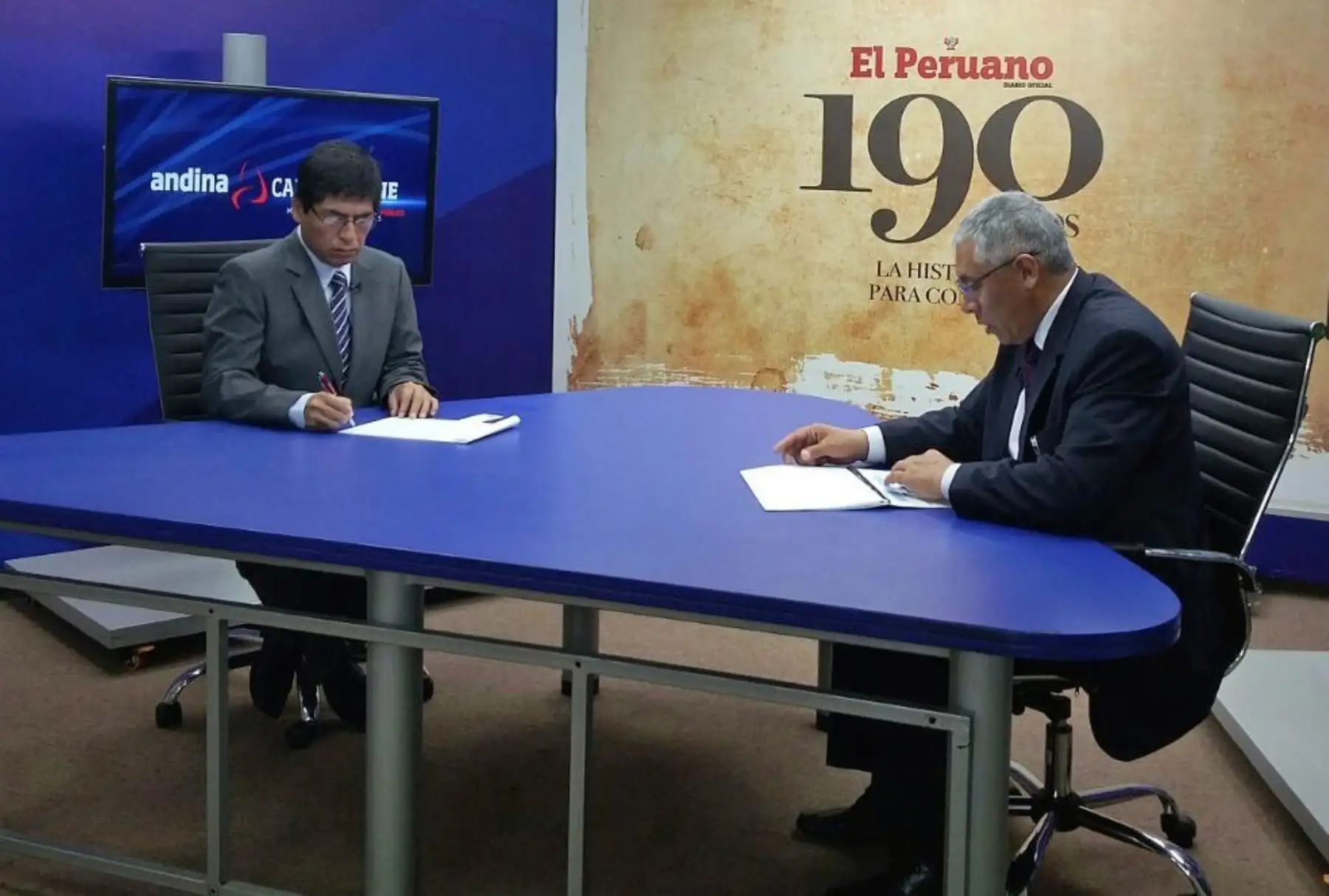 Gilbert Vallejos, gerente general de la ONPE, explicó en Andina Canal Online la organización de la Segunda Elección Presidencial. Foto:ANDINA/Archivo