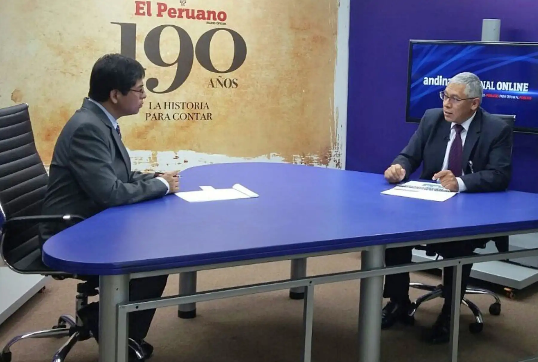 Gilbert Vallejos, gerente general de la ONPE, explicó en Andina Canal Online la organización de la Segunda Elección Presidencial. Foto:ANDINA/Archivo