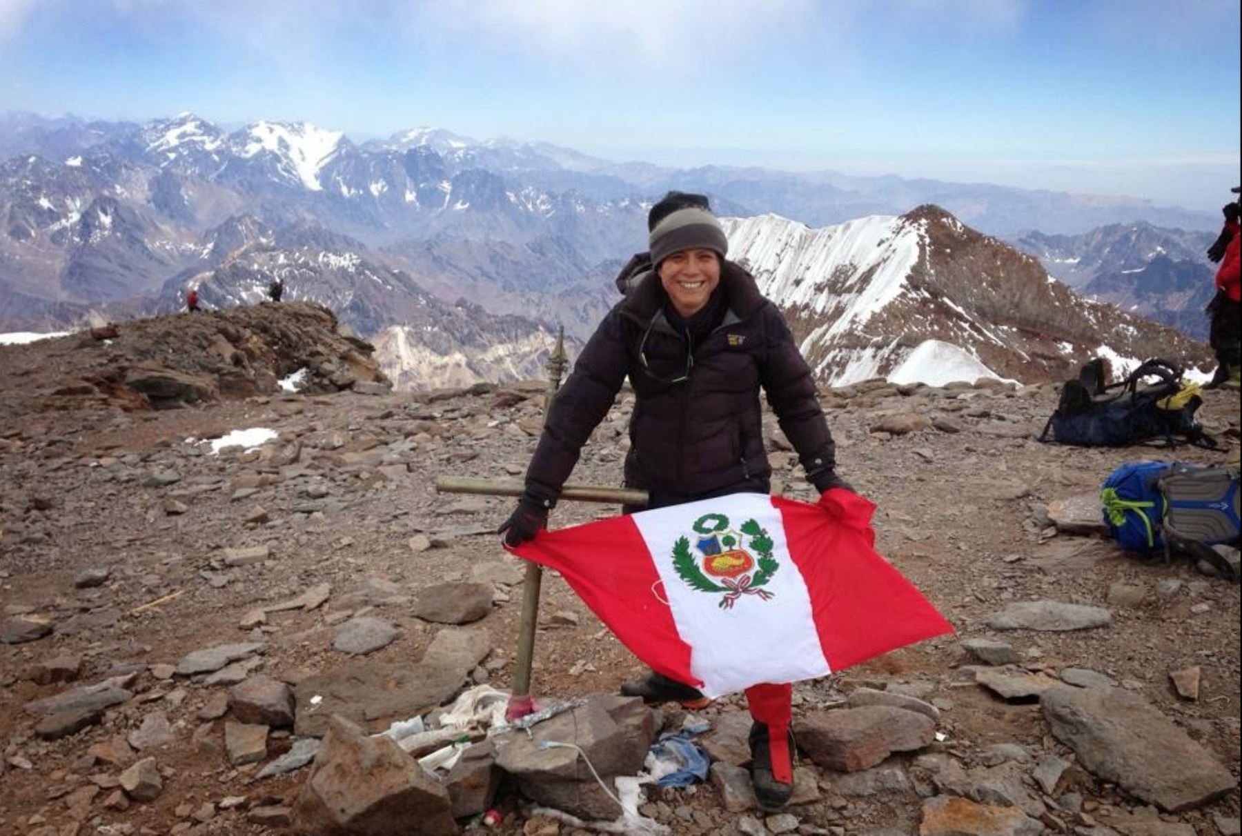 Silvia Vásquez-Lavado se convirtió en la primera peruana en escalar el Everest. Foto: ANDINA/Difusión.