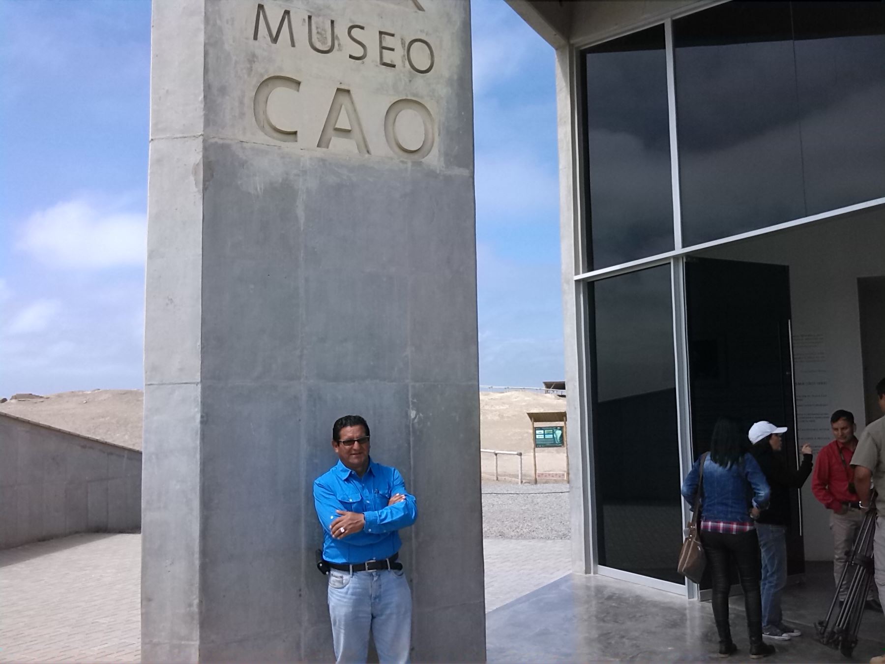 Arqueólogo Régulo Franco Jordán, director del Museo de Cao y del complejo arqueológico El Brujo, donde fue encontrada la tumba de la Señora de Cao. Foto: Luis Zuta