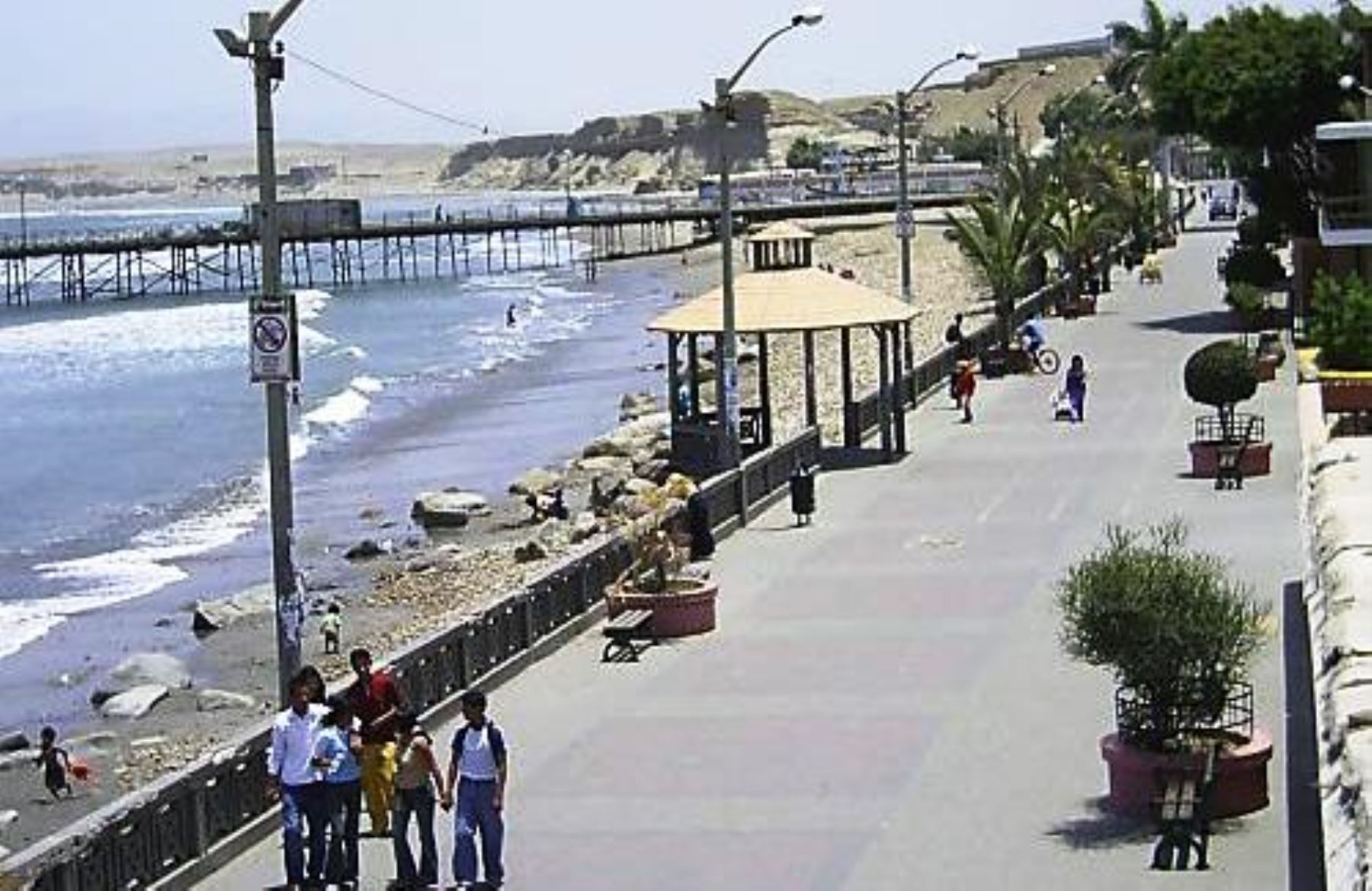 Malecón en Pacasmayo, en La Libertad. ANDINA