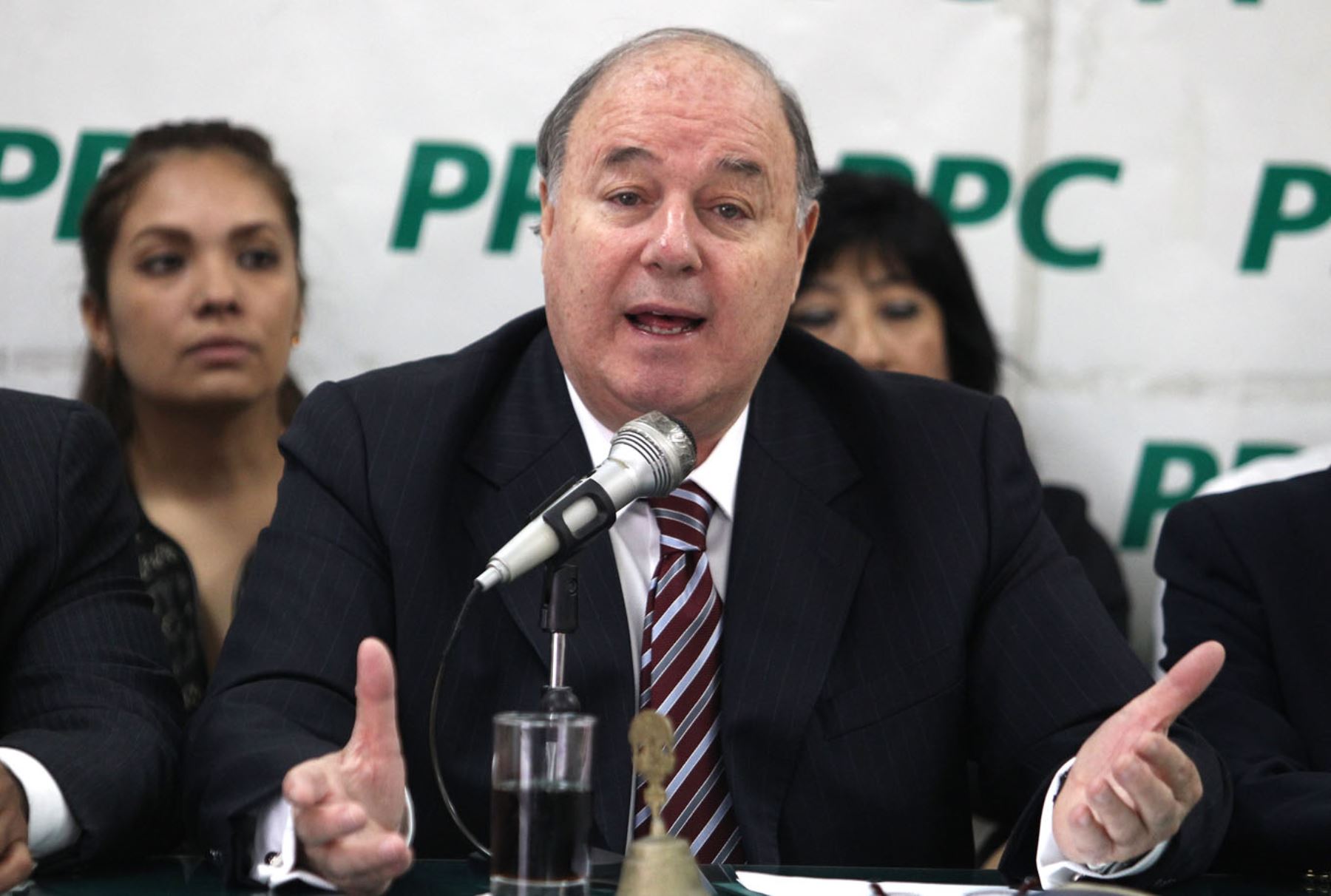 ANDINA/Héctor Vinces El presidente del PPC marcó distancias también con Acción Popular.