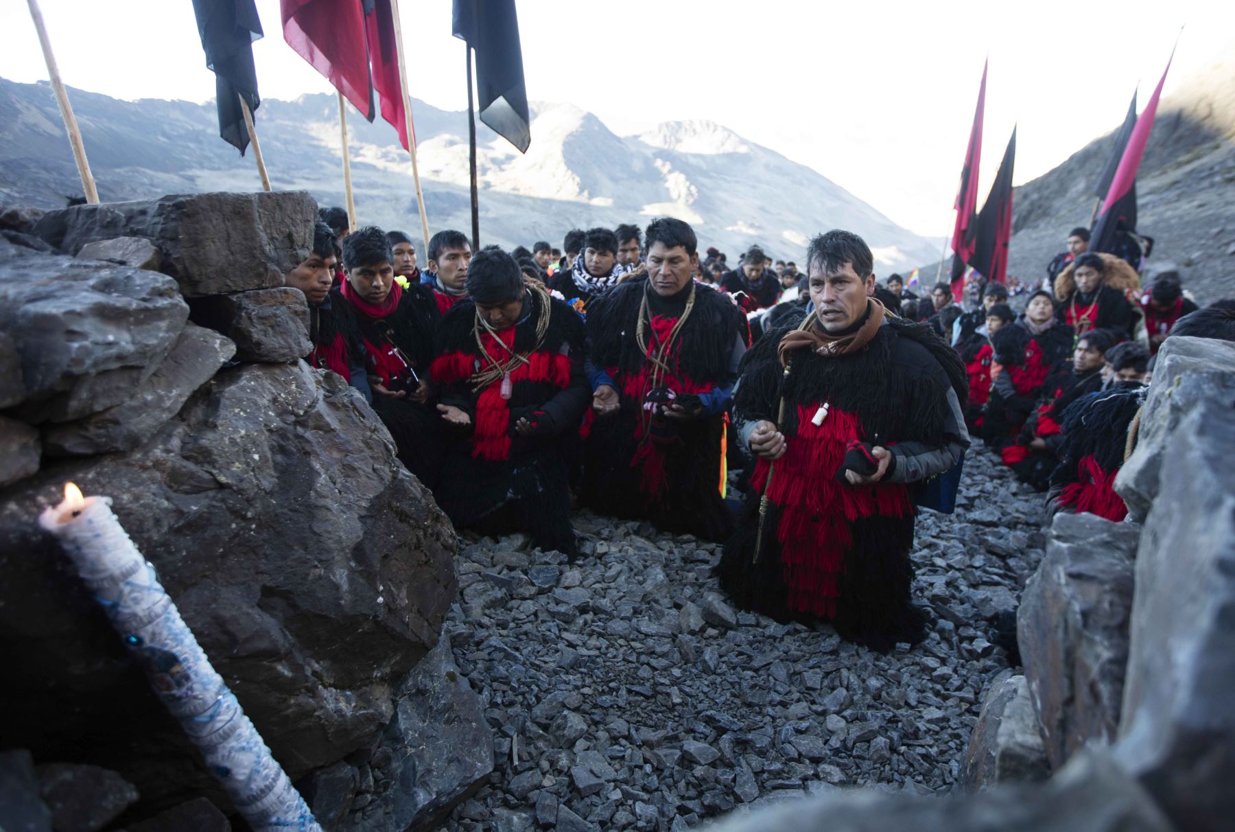 La pandemia de coronavirus impacto también en las fiestas tradicionales. En Cusco se anunció la suspensión de la tradicional peregrinación al santuario del Señor de Qoyllur Riti. ANDINA/Carlos Lezama