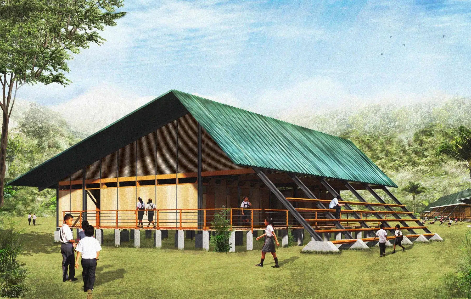 Proyecto de escuelas del Plan Selva del Minedu fue premiado en la Bienal de Arquitectura de Venecia, en Italia.
