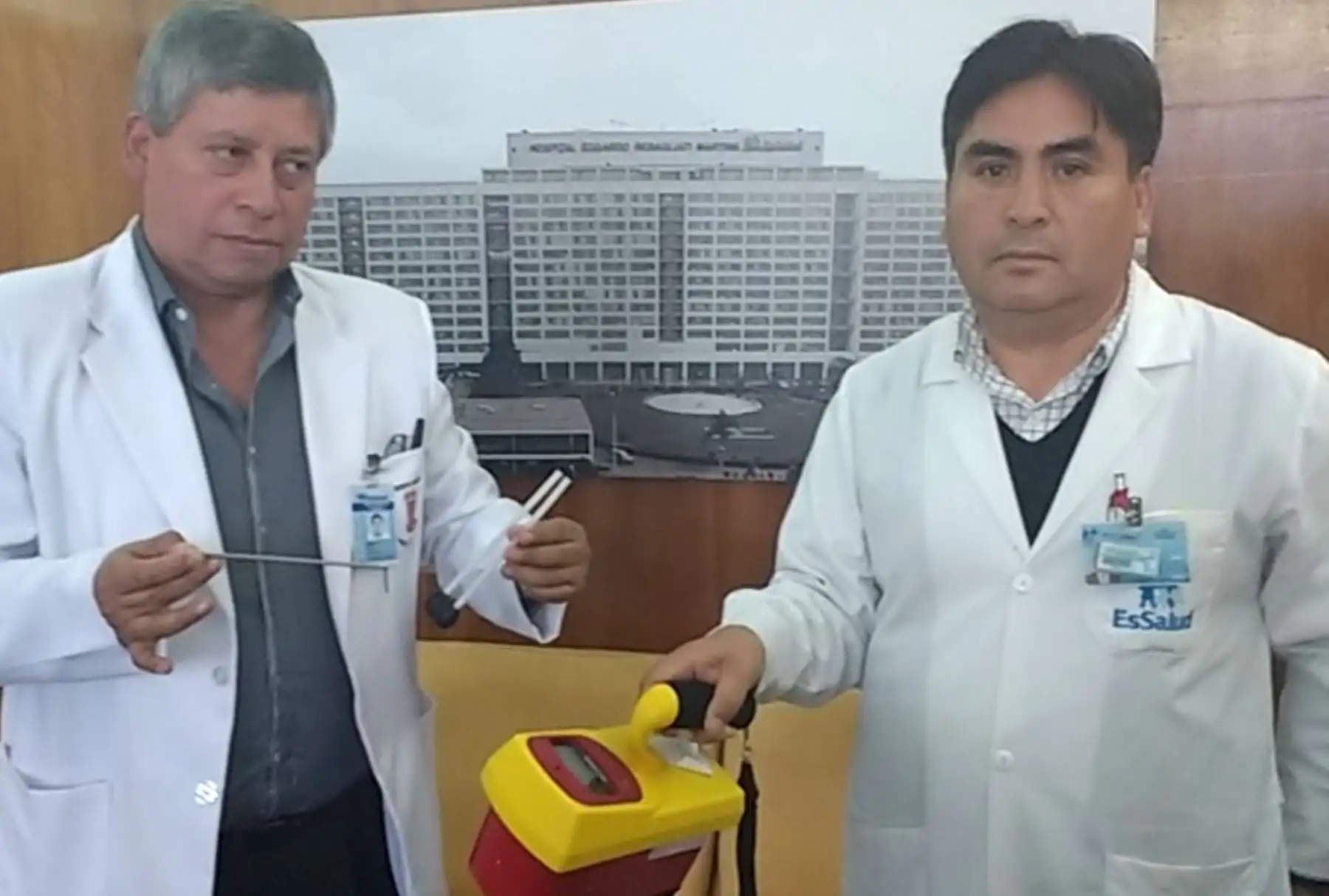 Material radiactivo es dañino para quien lo manipule, advierten galenos. Foto: EsSalud.