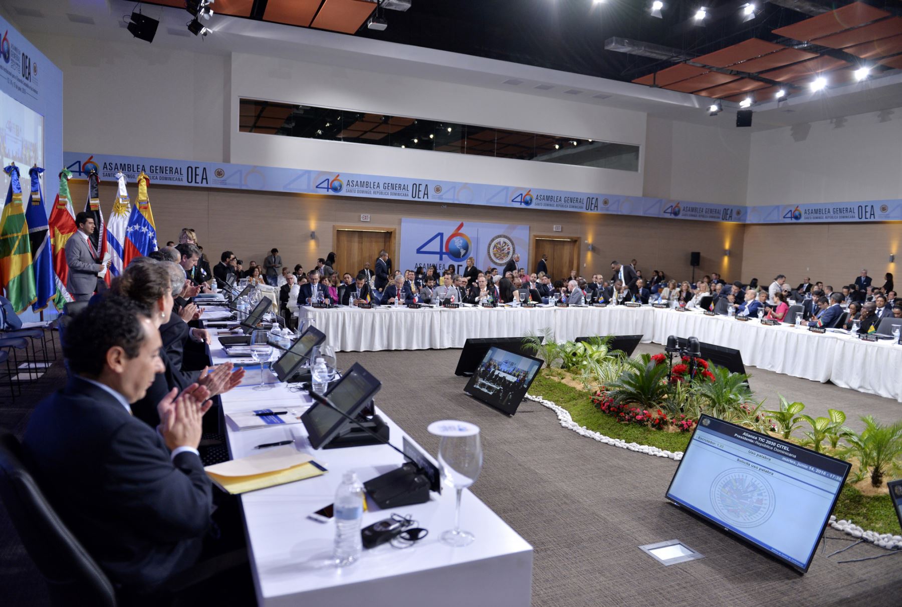 Ejecutivo puso en consideración del Congreso acuerdo para realizar asamblea de la OEA