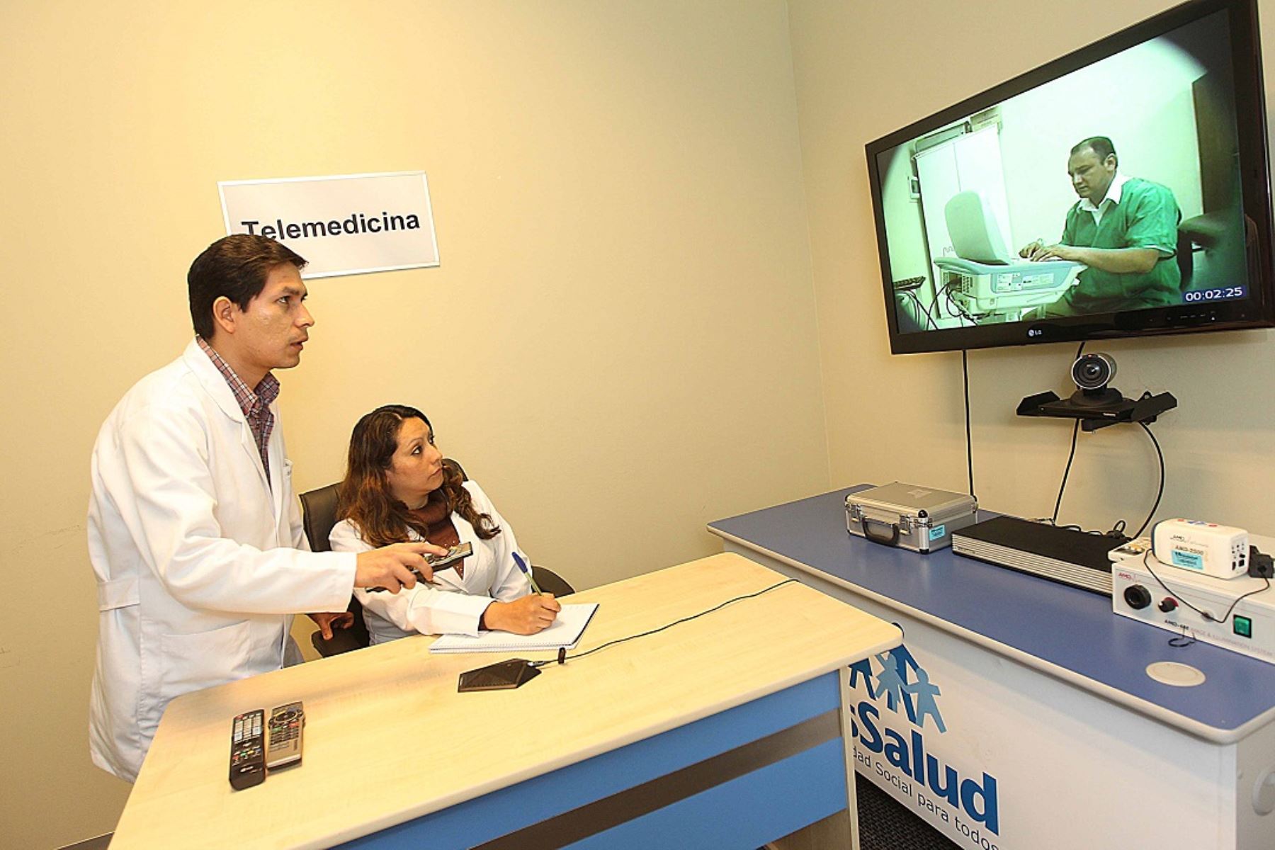 Servicio de Telemedicina permite mejorar atención de salud a poblaciones alejadas. ANDINA/Difusión