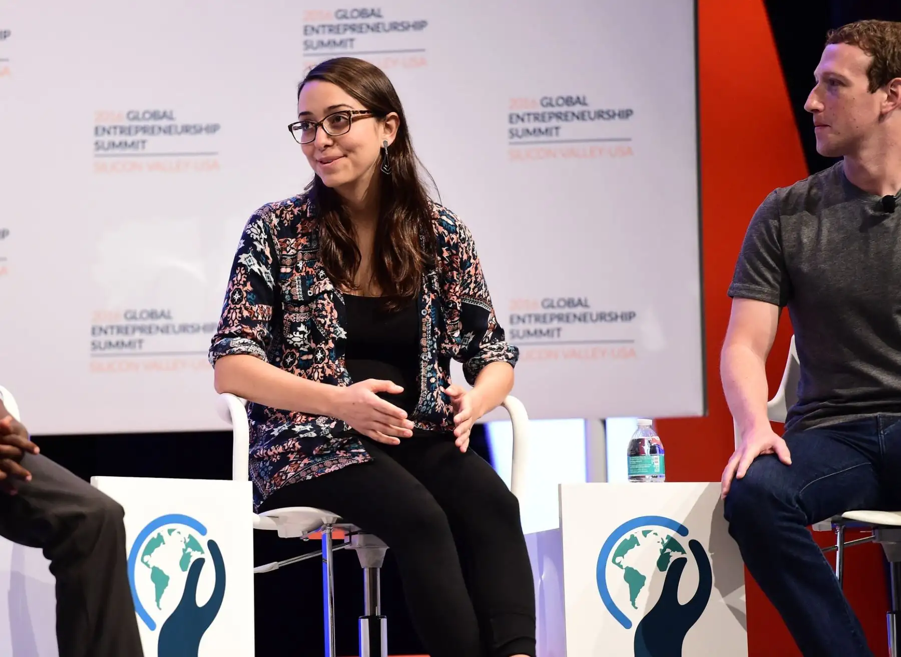 Peruana Mariana Costa conversó con presidente Barack Obama y Mark Zuckerberg. Foto. Cumbre Mundial de Emprendedores 2016.