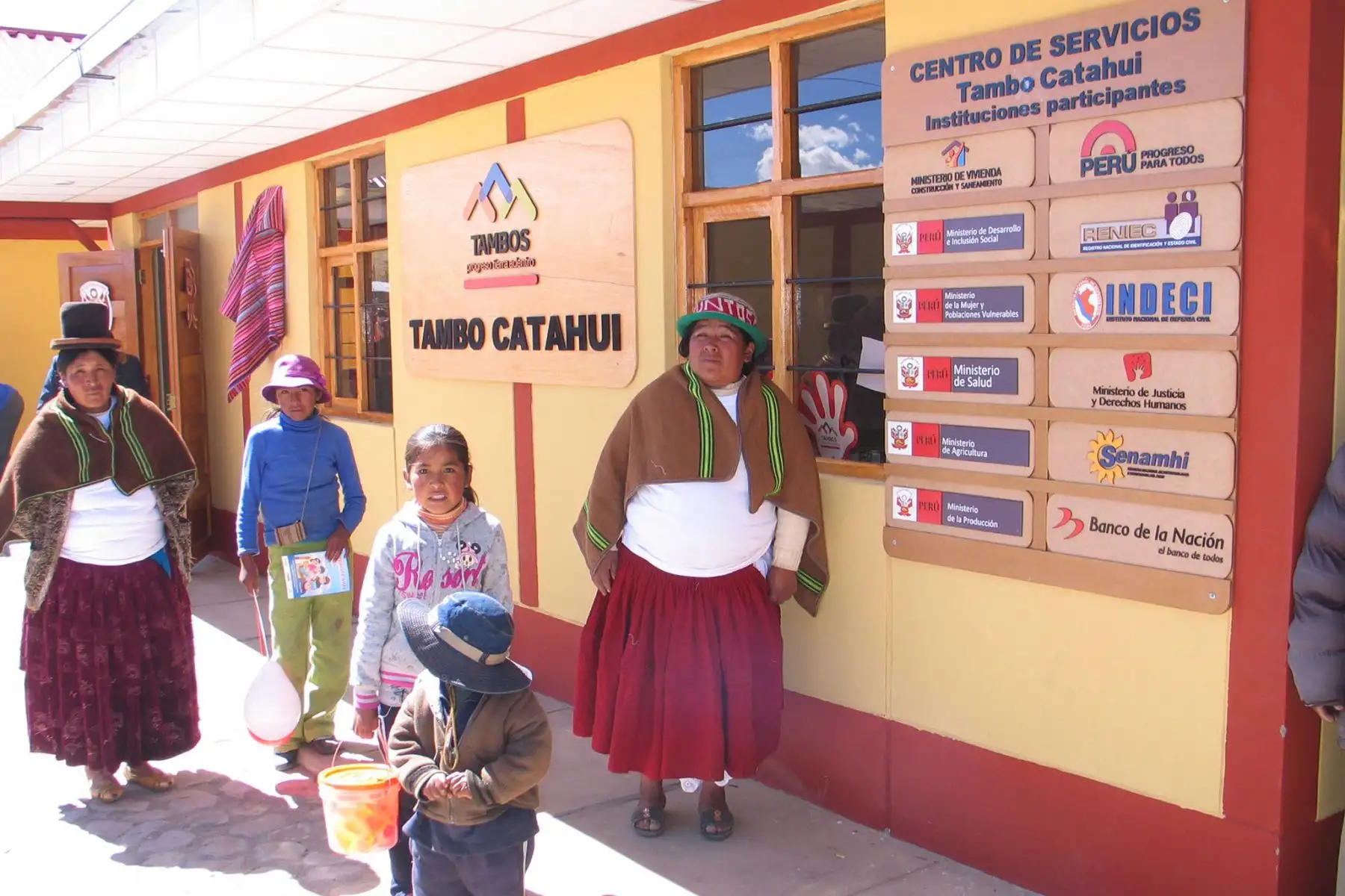 Programa Nacional Tambos. ANDINA/Archivo