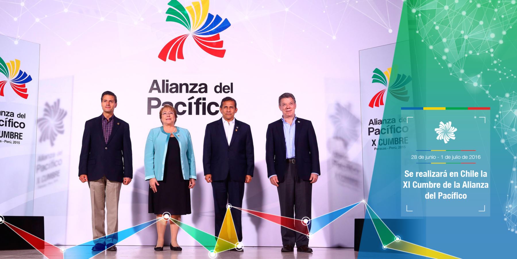 XI Cumbre de la Alianza del Pacífico en Chile 2016. Difusión