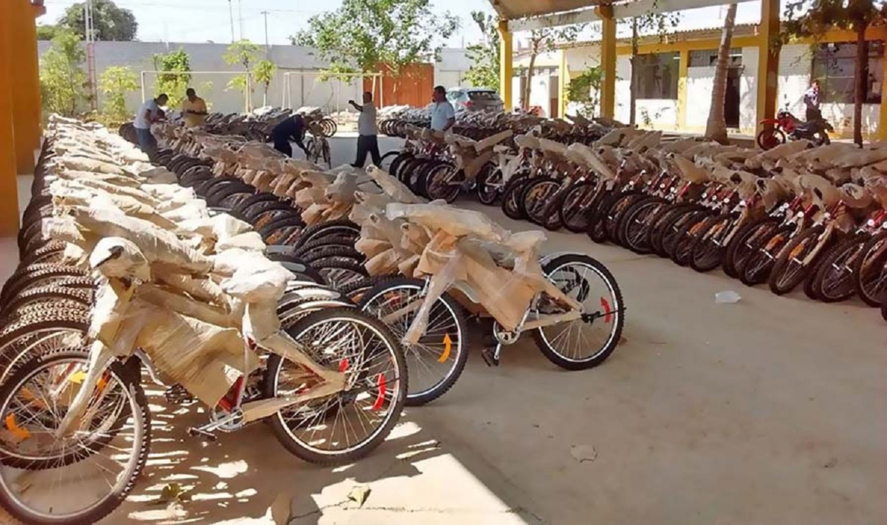 Ministerio de Educación donará 400 bicicletas para escolares de la sierra de Piura.