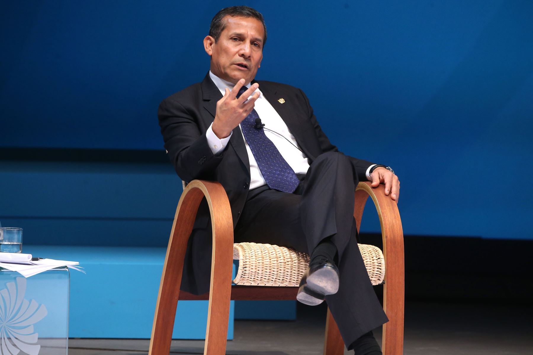FRUTILLAR,CHILE-JUNIO 30.Jefe de estado Ollanta Humala,expone en la Cumbre  Empresarial de la Alianza del Pacífico.
Foto: ANDINA/Juan Carlos Guzmán.