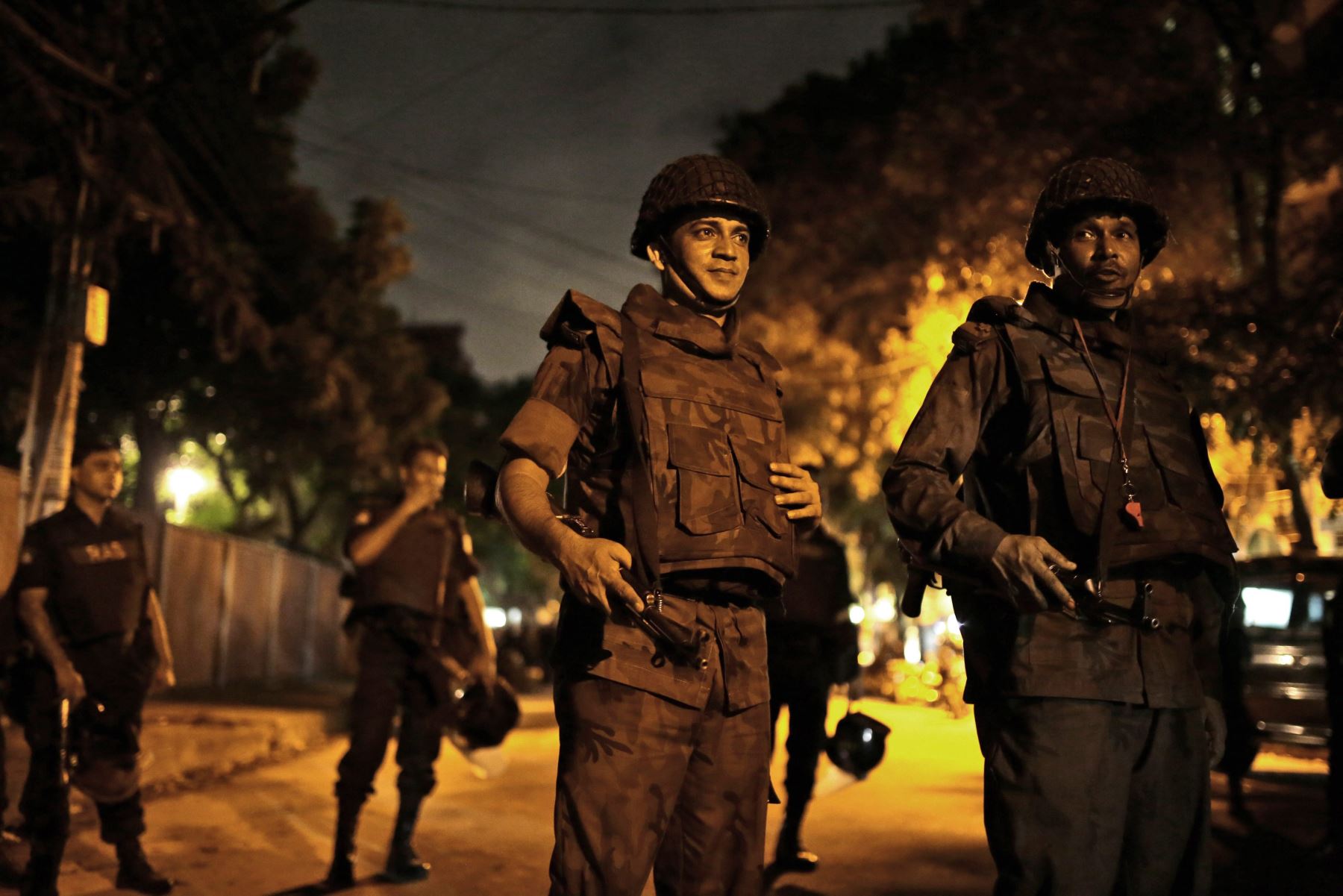 Fuerzas de seguridad de Bangladesh. Foto. EFE.