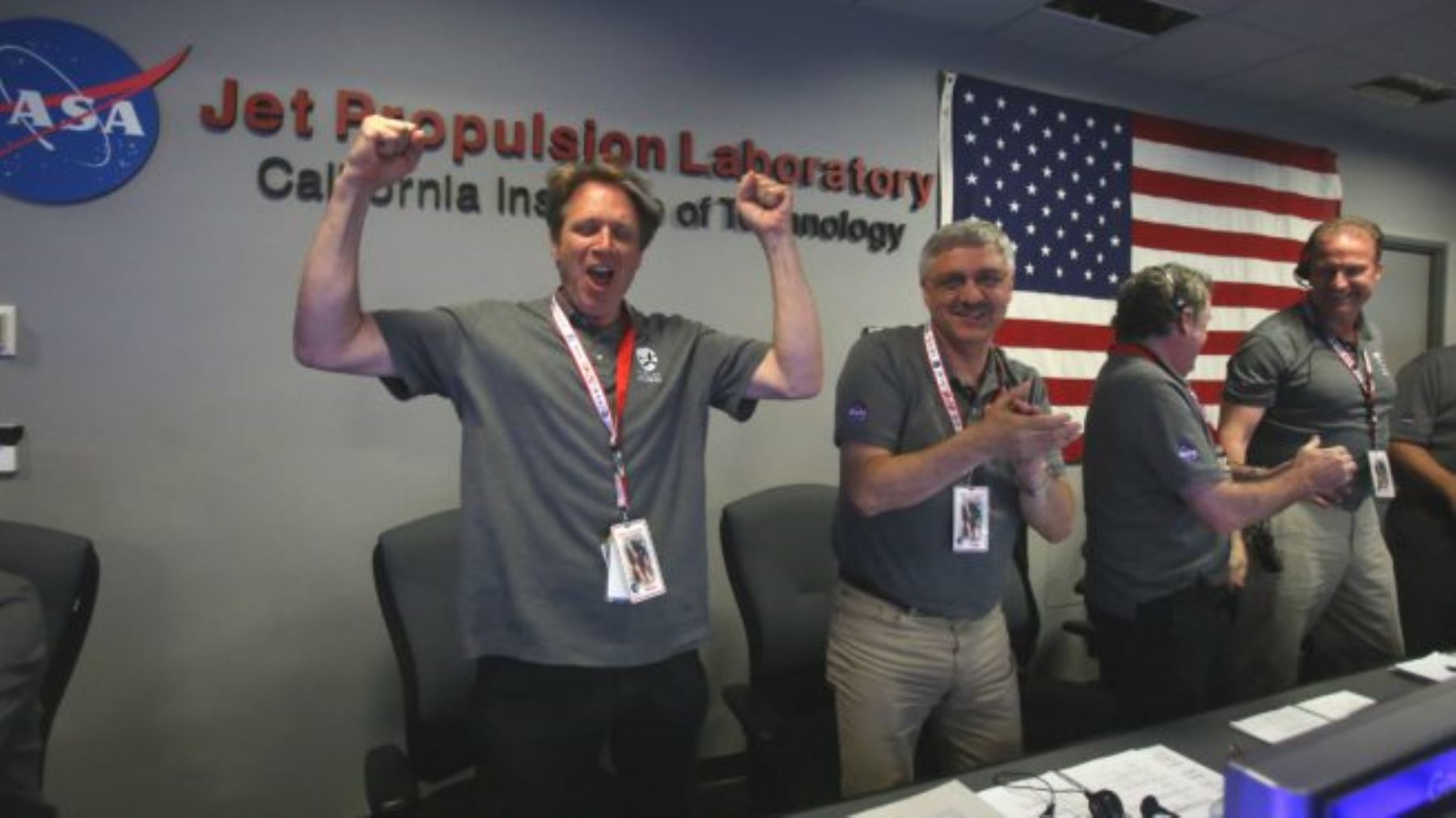 La NASA celebra éxito de sonda Juno Foto: AFP