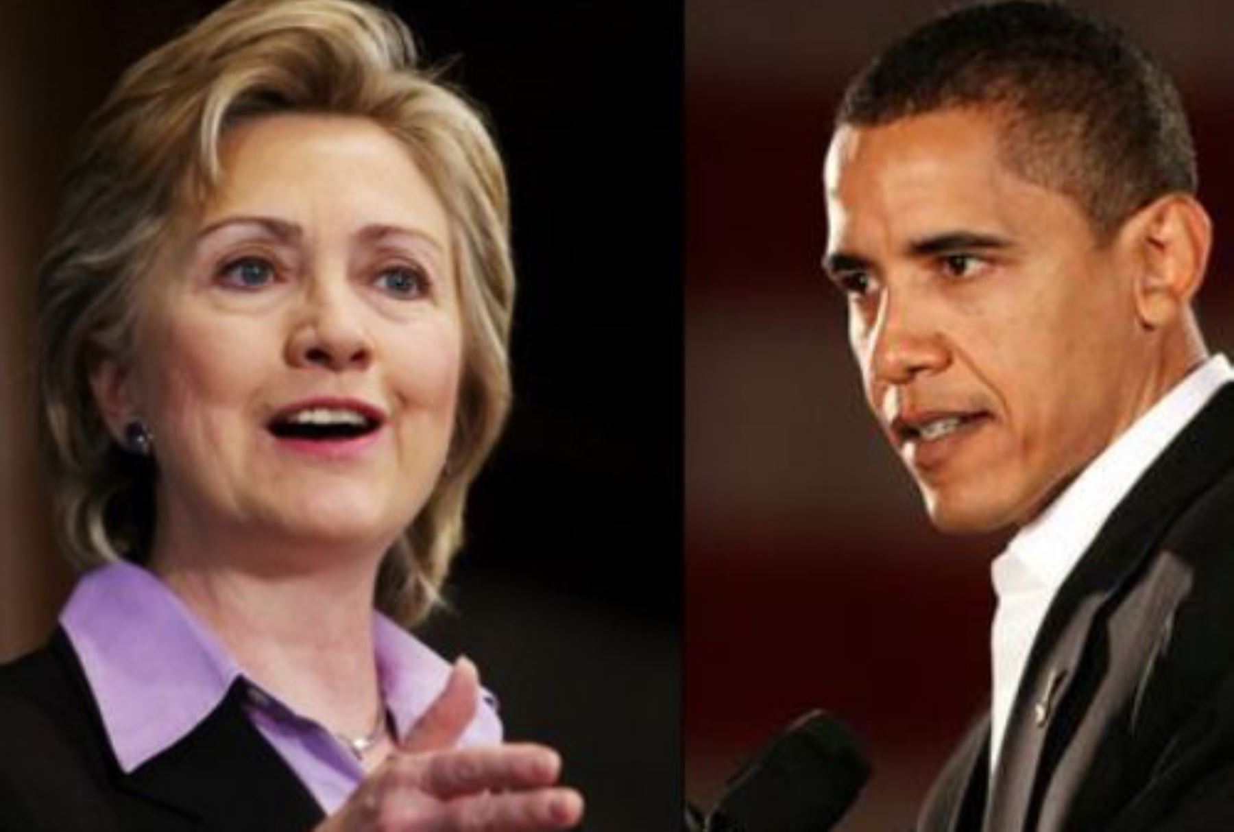 Exsecretaria de Estado Hillary Clinton y expresidente Barack Obama (composición). Fotos: INTERNET/Medios