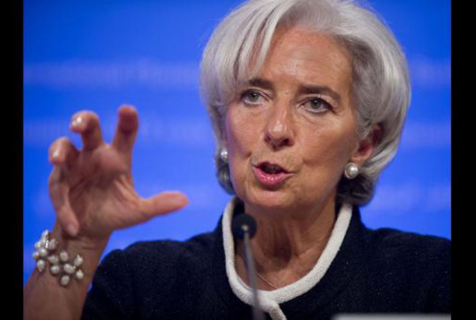 La Directora Gerente del Fondo Monetario Internacional, Christine Lagarde.