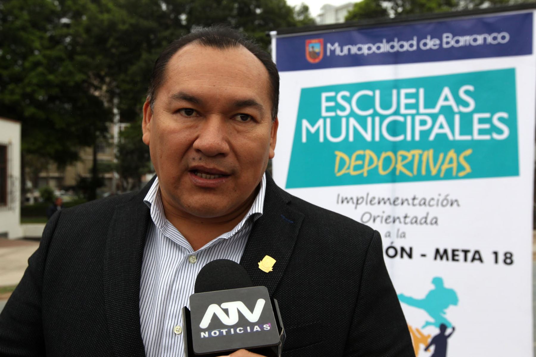 Alcalde de Barranco Antonio Mezarina Tong.Foto:  ANDINA/Héctor Vinces.