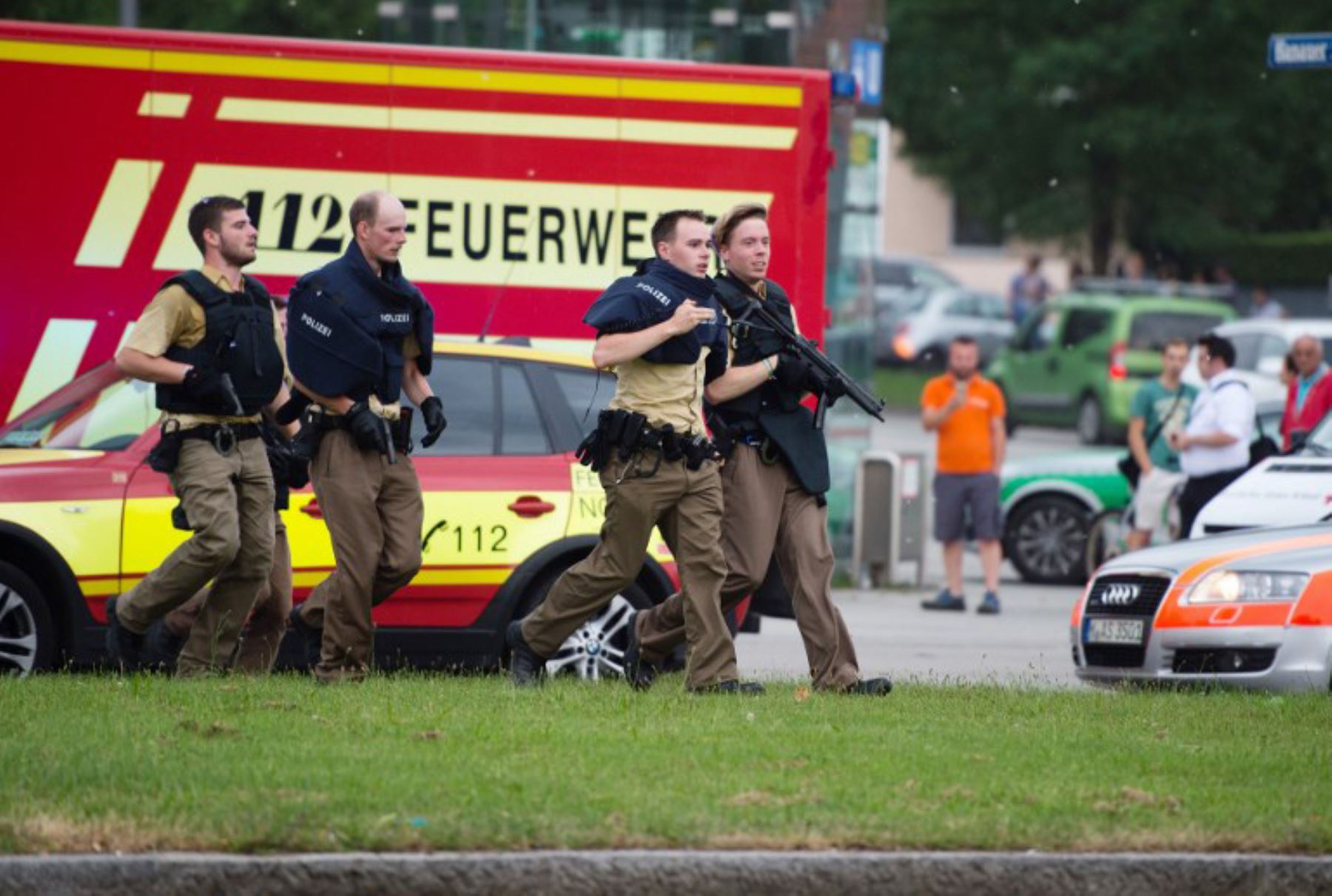 Varias personas han muerto hoy en un tiroteo registrado en un centro comercial de Múnich en Alemania. Foto: AFP